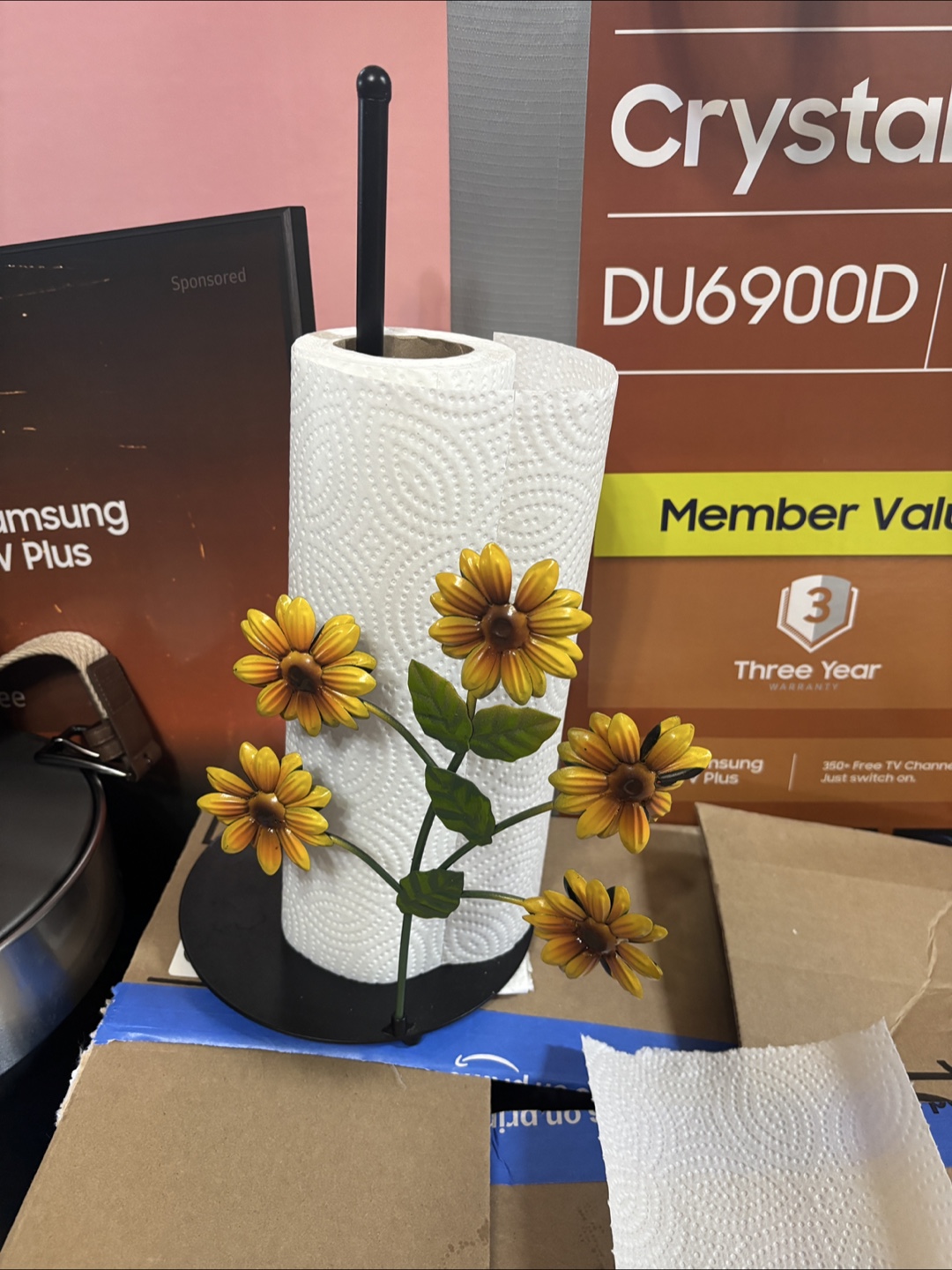 Sunflower Paper Towel Holder