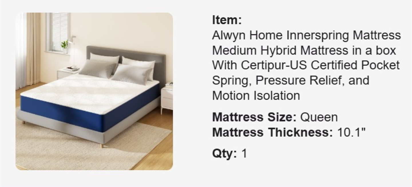 Alwyn Home Queen Innerspring Hybrid Mattress - photo 4