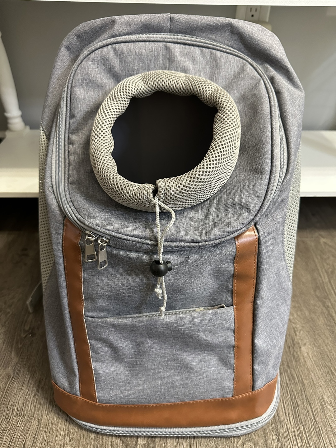 Grey Pet Carrier Backpack - photo 2