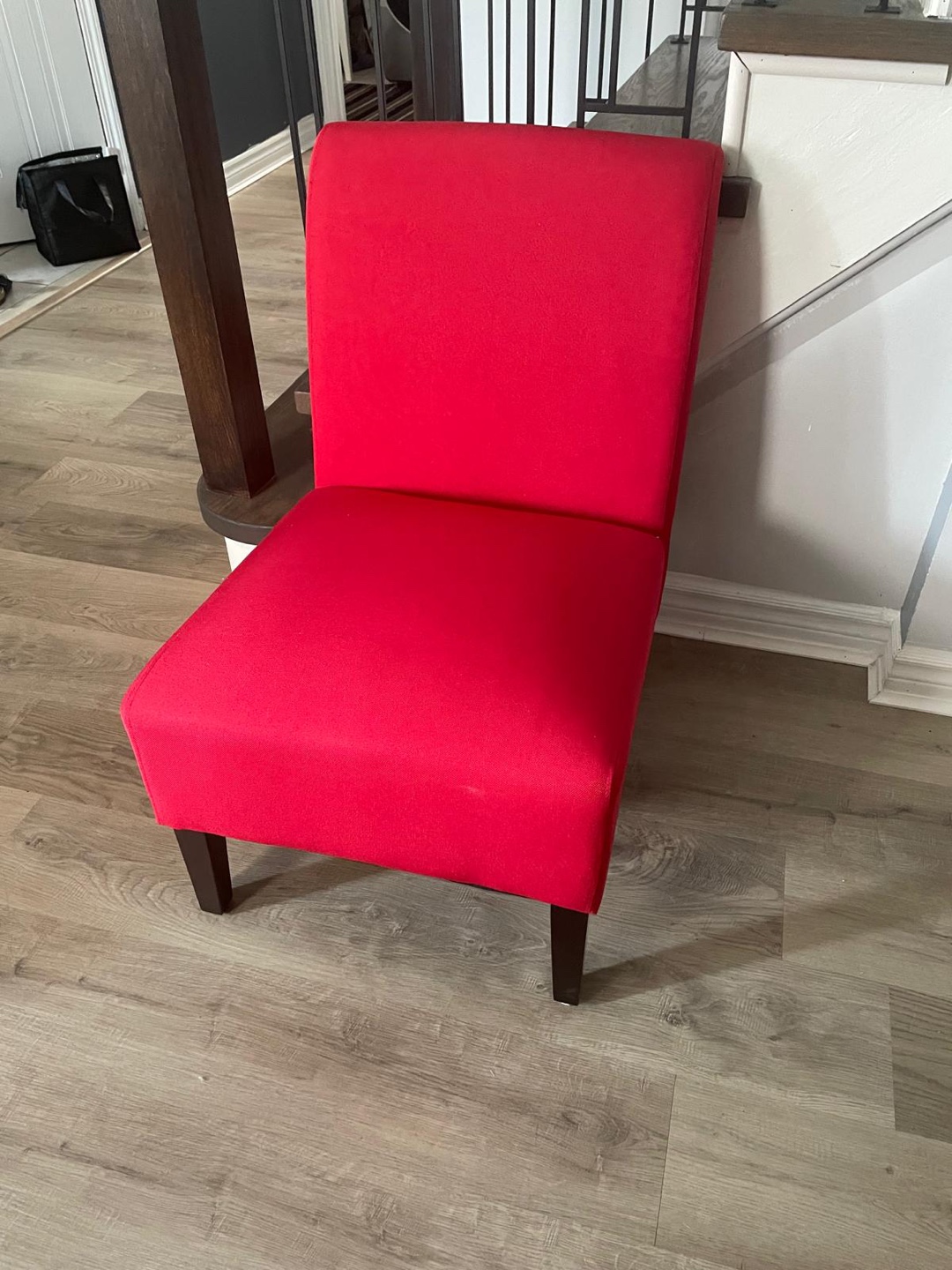 Red Accent Chair - photo 2