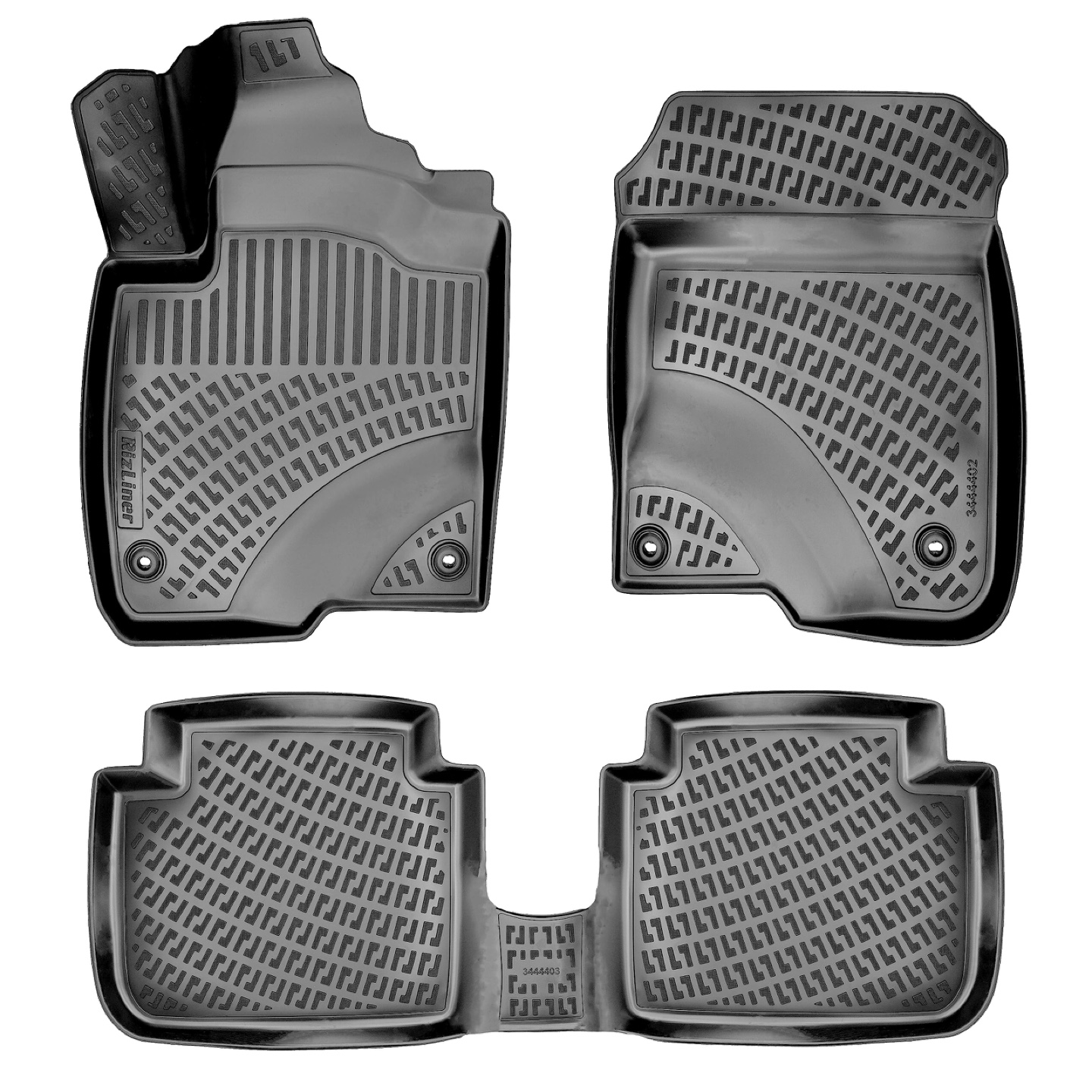 RizLiner Honda HR-V 2023-2026 Floor Mats 3D Custom Fit