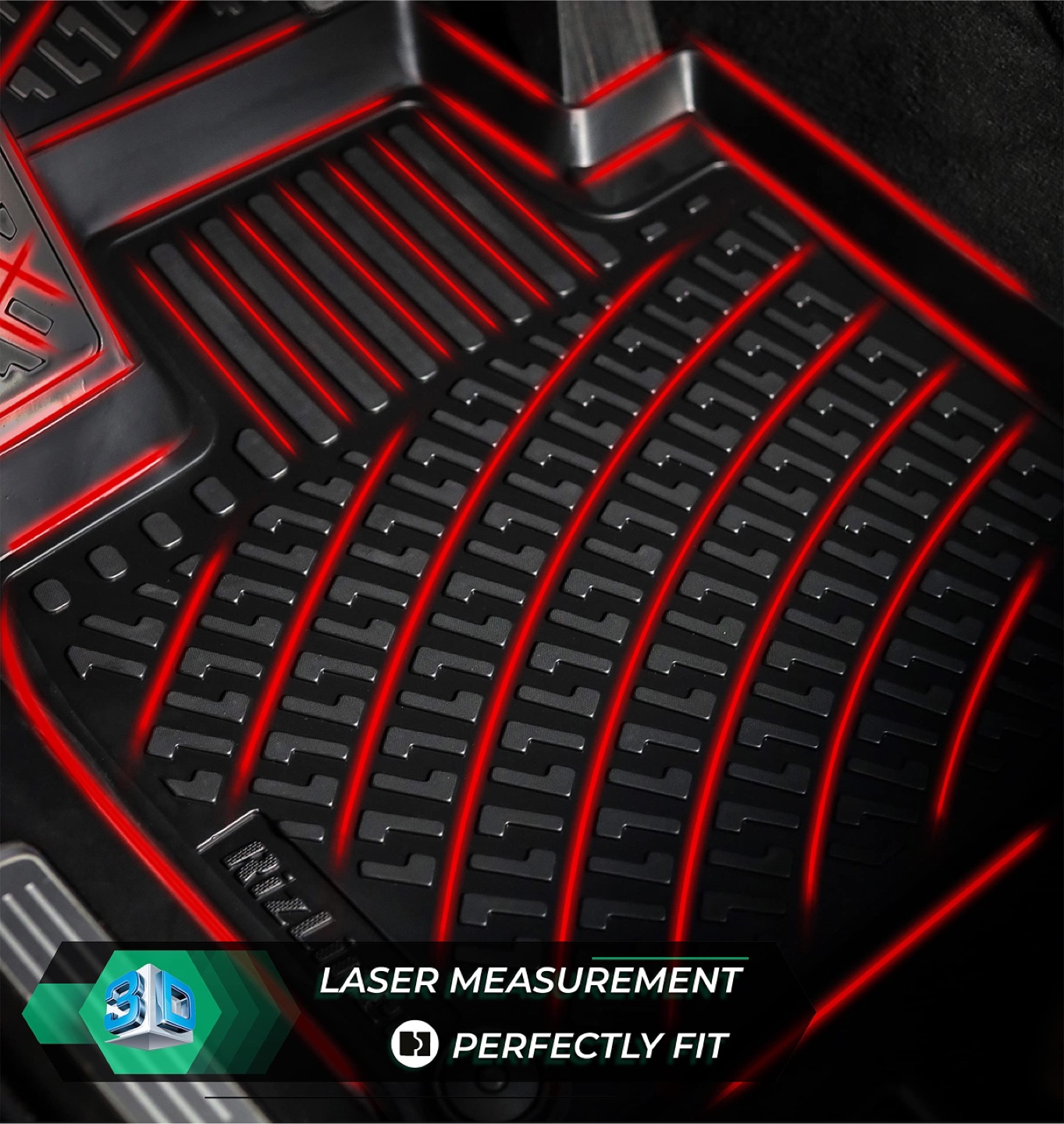 RizLiner Honda HR-V 2023-2026 Floor Mats 3D Custom Fit - photo 3