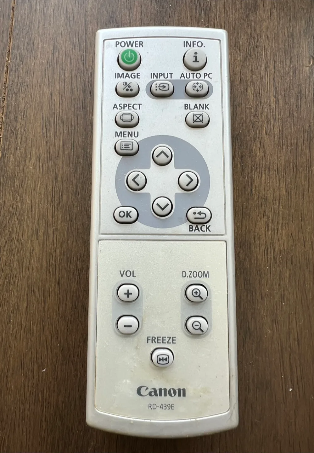 Canon Projector RD-439E Remote Control thumbnail