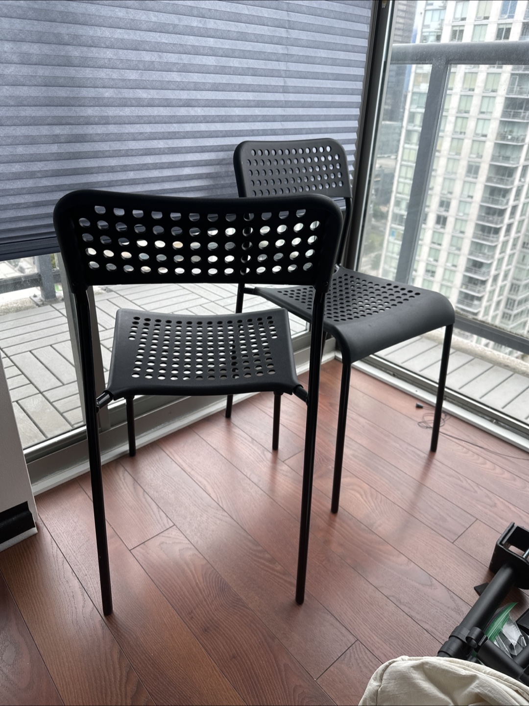 IKEA Adde Black Chairs - Set of 2 - photo 2