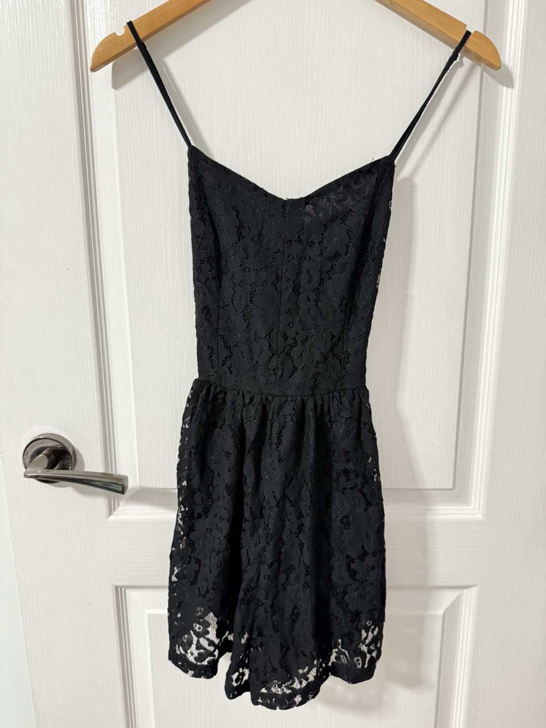 Black Lace Romper