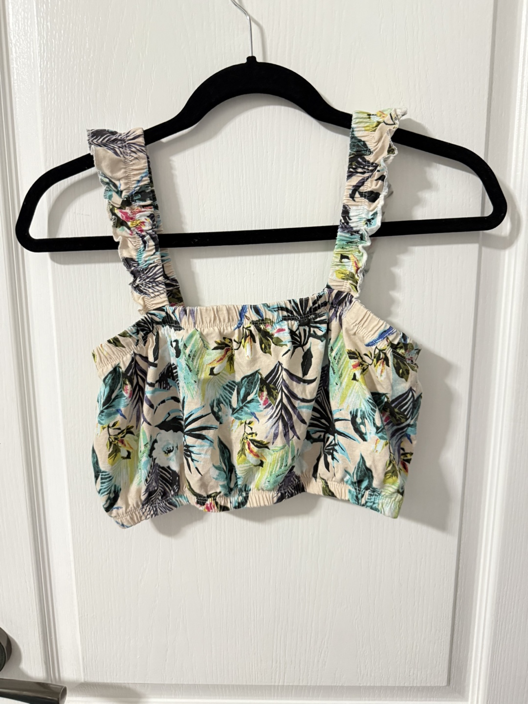Floral Print Crop Top