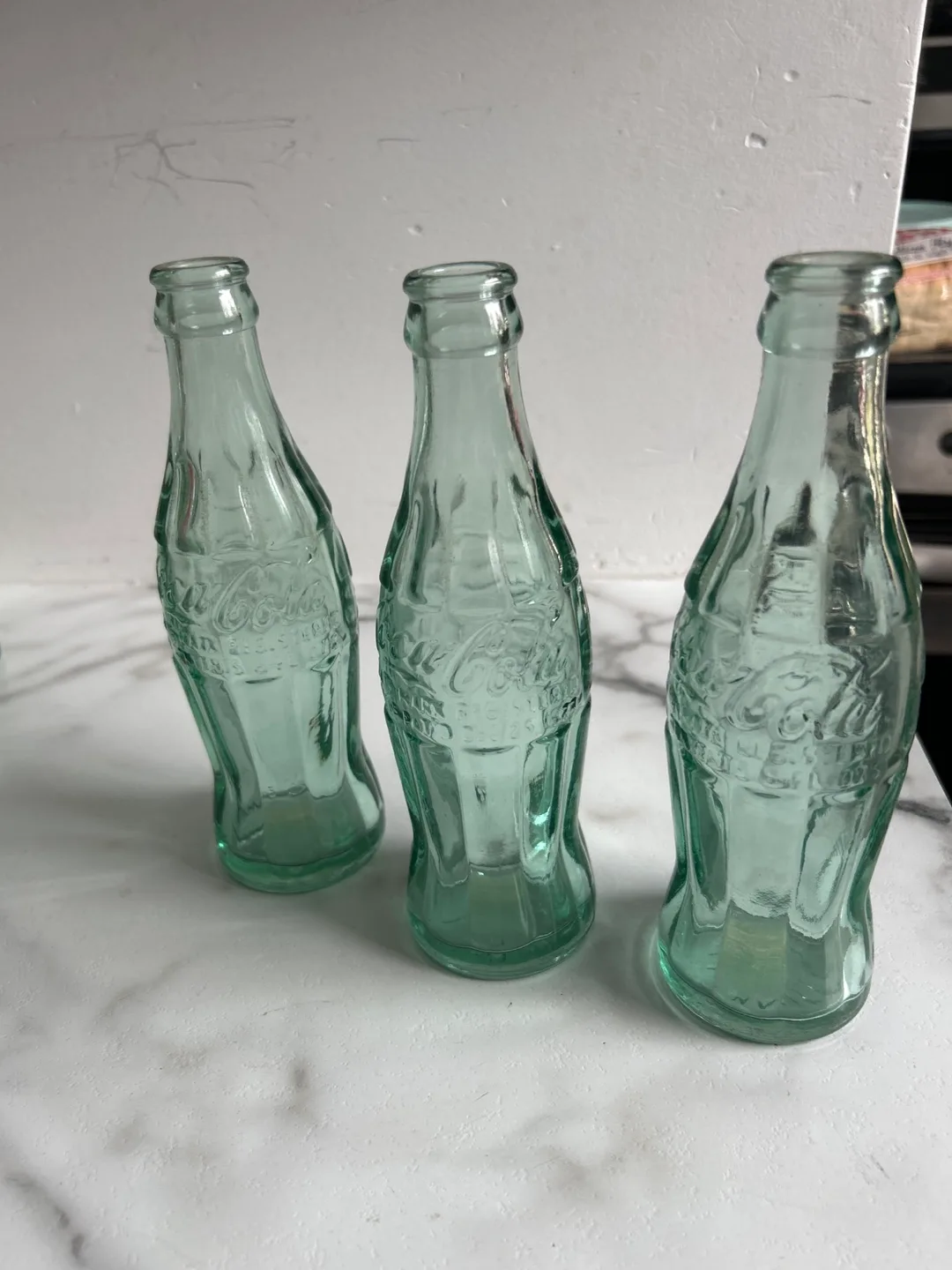Vintage Coca-Cola Green Glass Bottles thumbnail