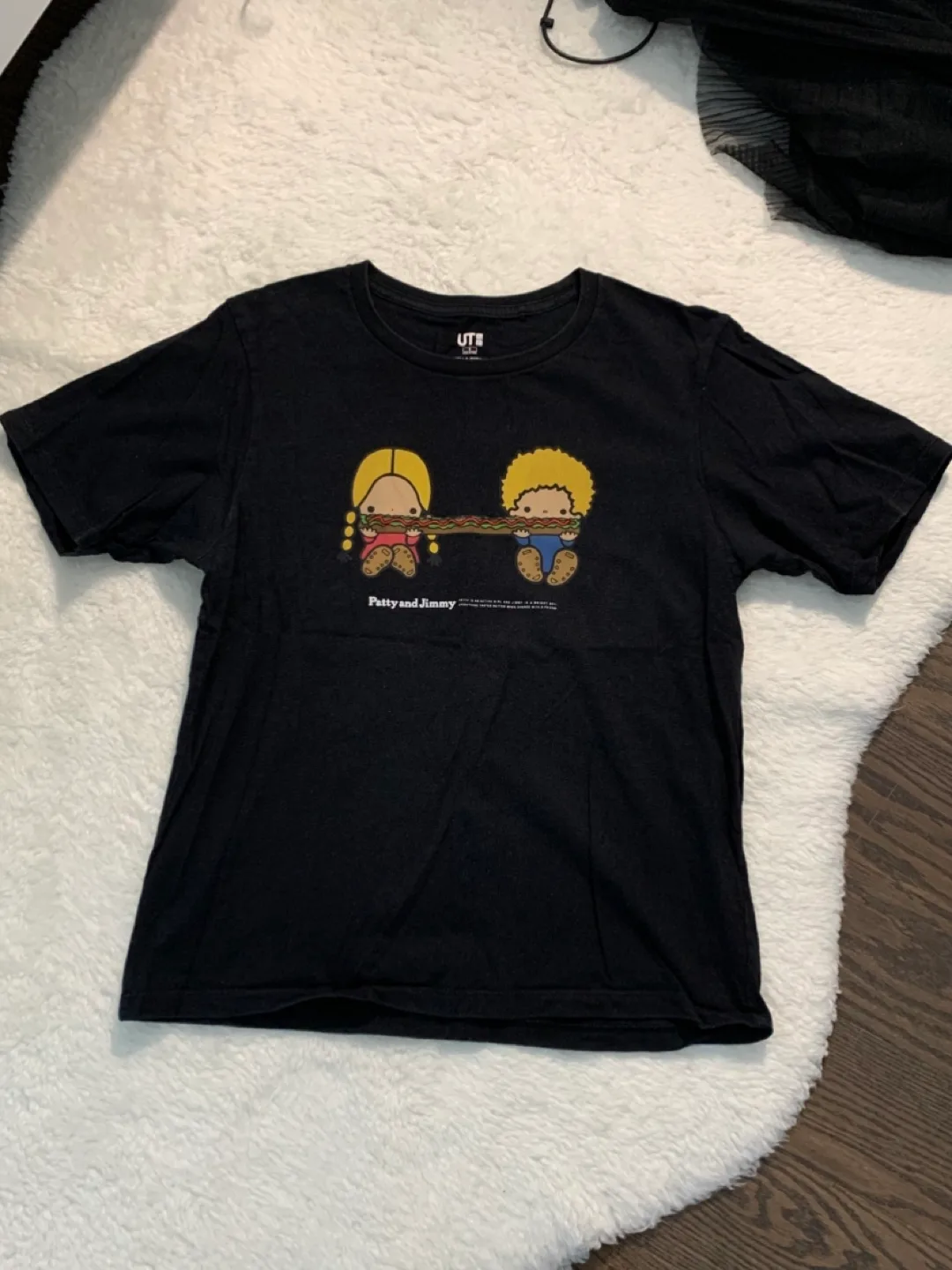 Uniqlo UT Patty and Jimmy Black Tee thumbnail