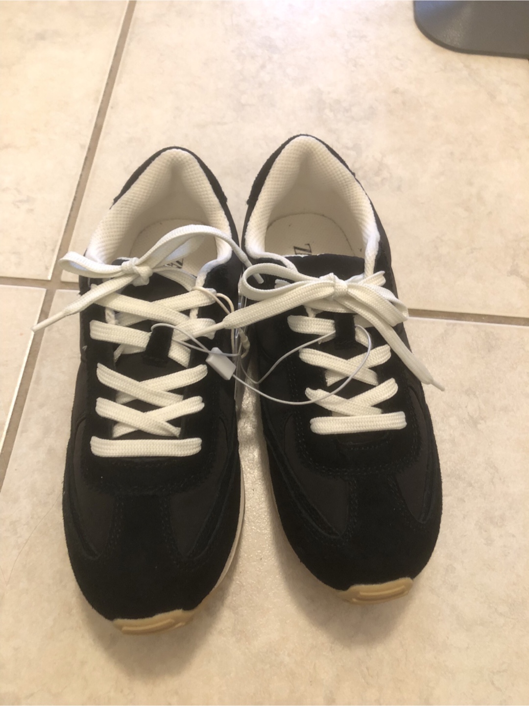 Zara Black Sneakers - Size 35