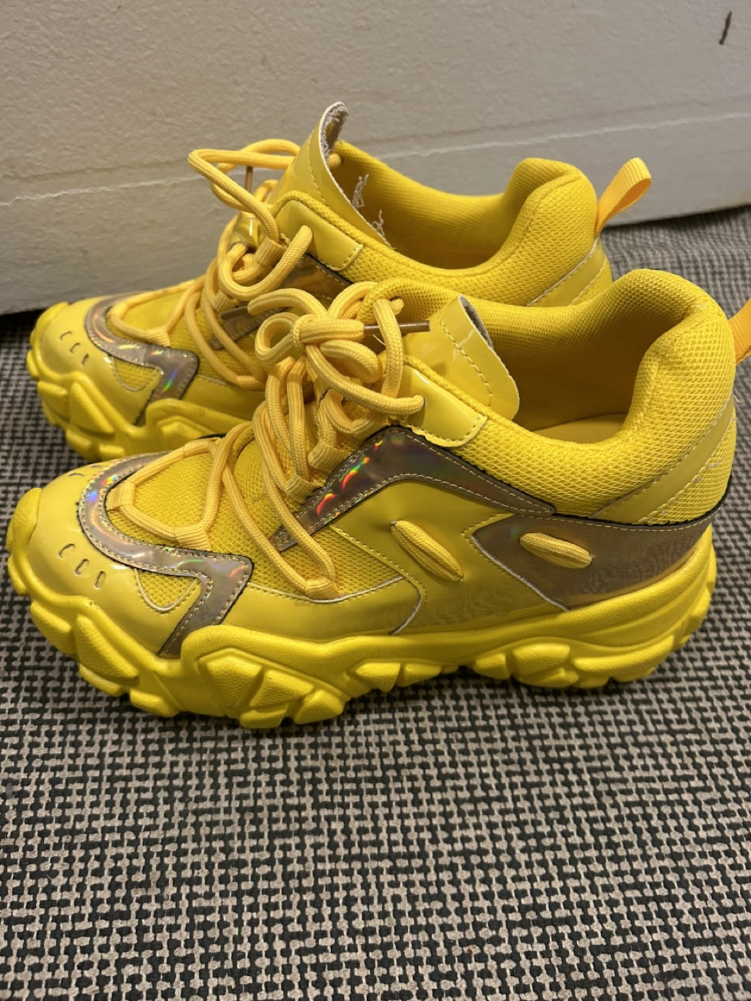 Yellow Fashion Sneakers Anthony Wang - photo 2