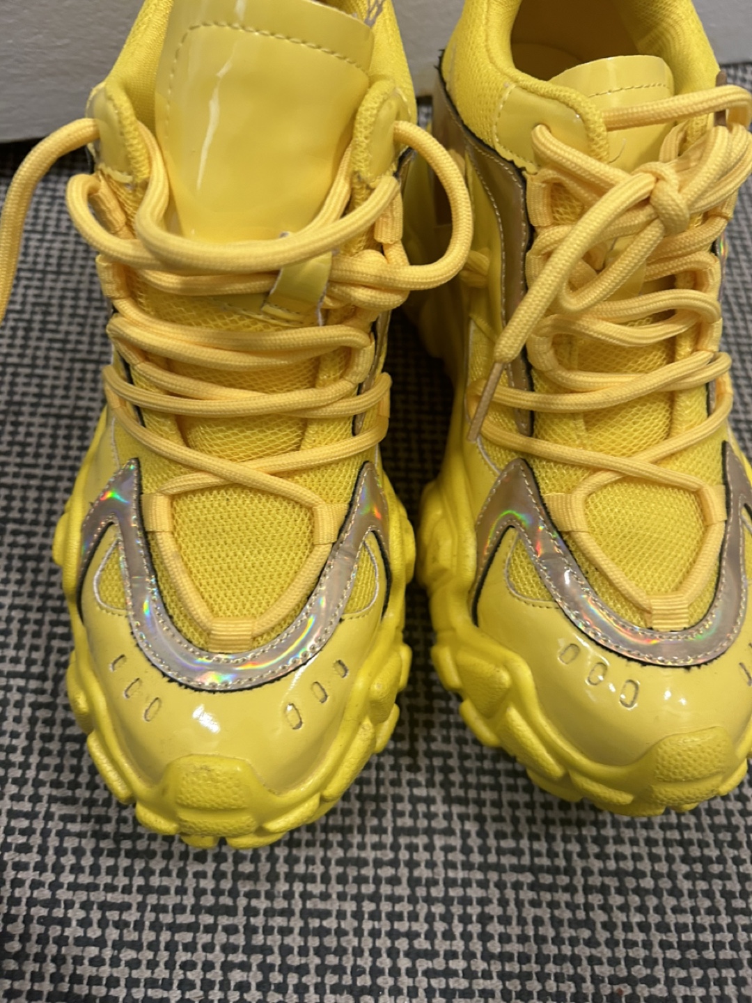 Yellow Fashion Sneakers Anthony Wang - photo 4
