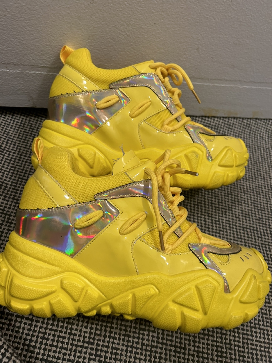 Yellow Fashion Sneakers Anthony Wang - photo 3