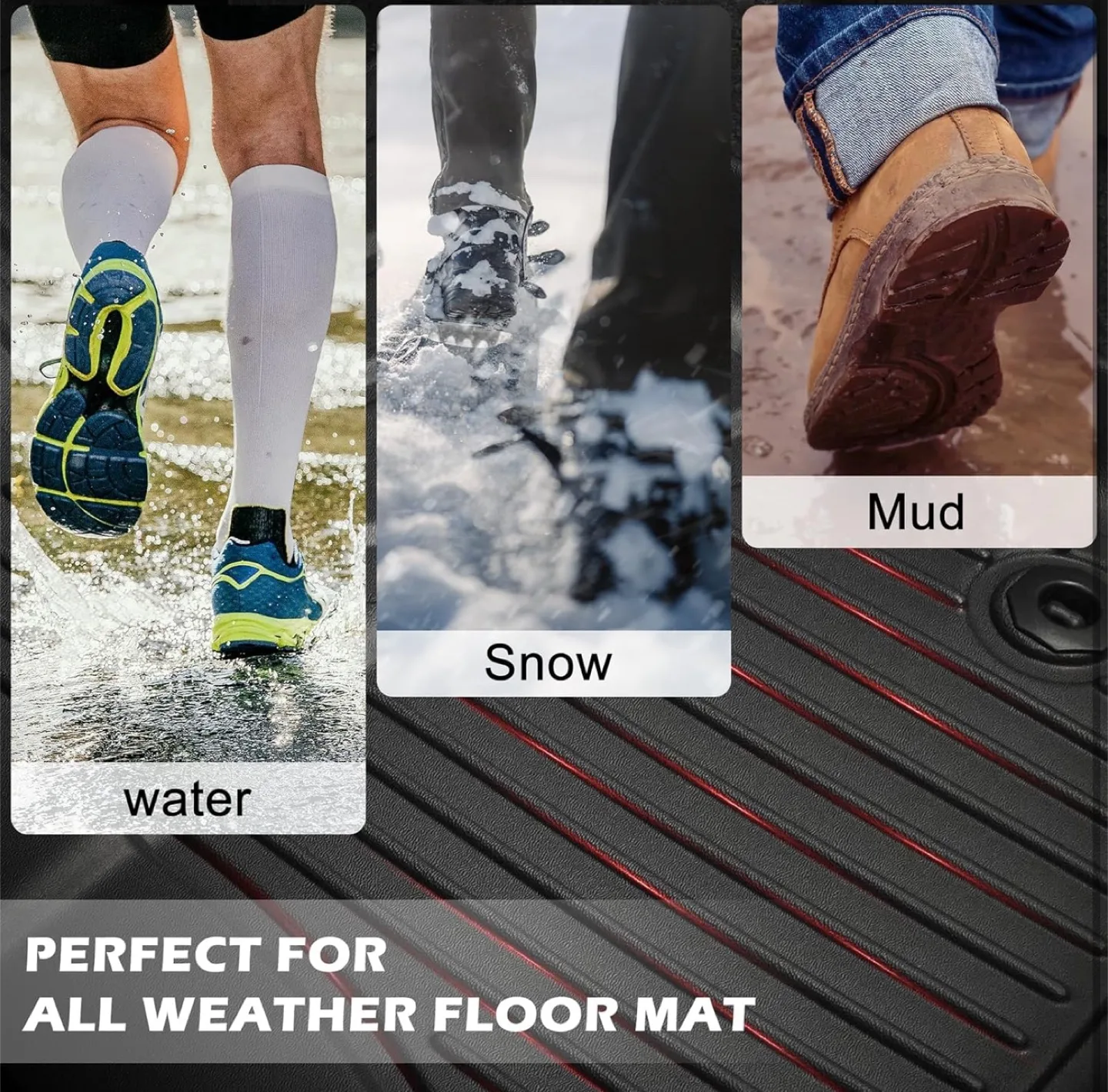 NEW 2020-2025 Kia Sorento All-Season Full Mat Set image indicator(9)