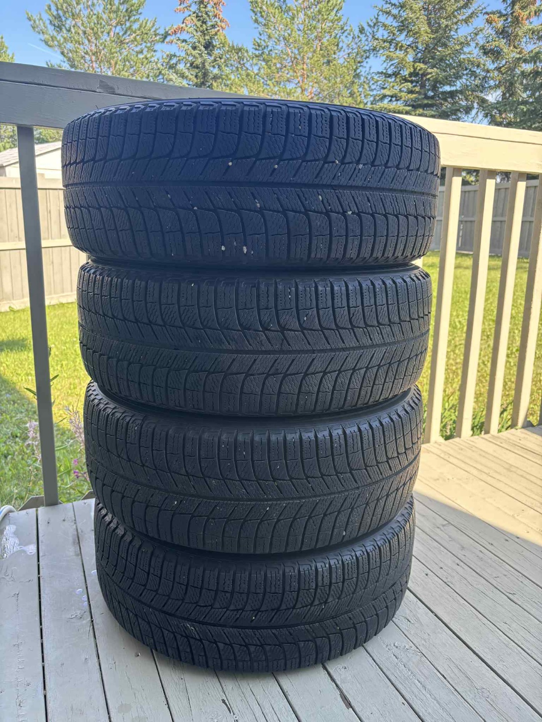 Set of Alloy Wheels with Michelin X-Ice Winter Tires 225/55R17 - photo 3