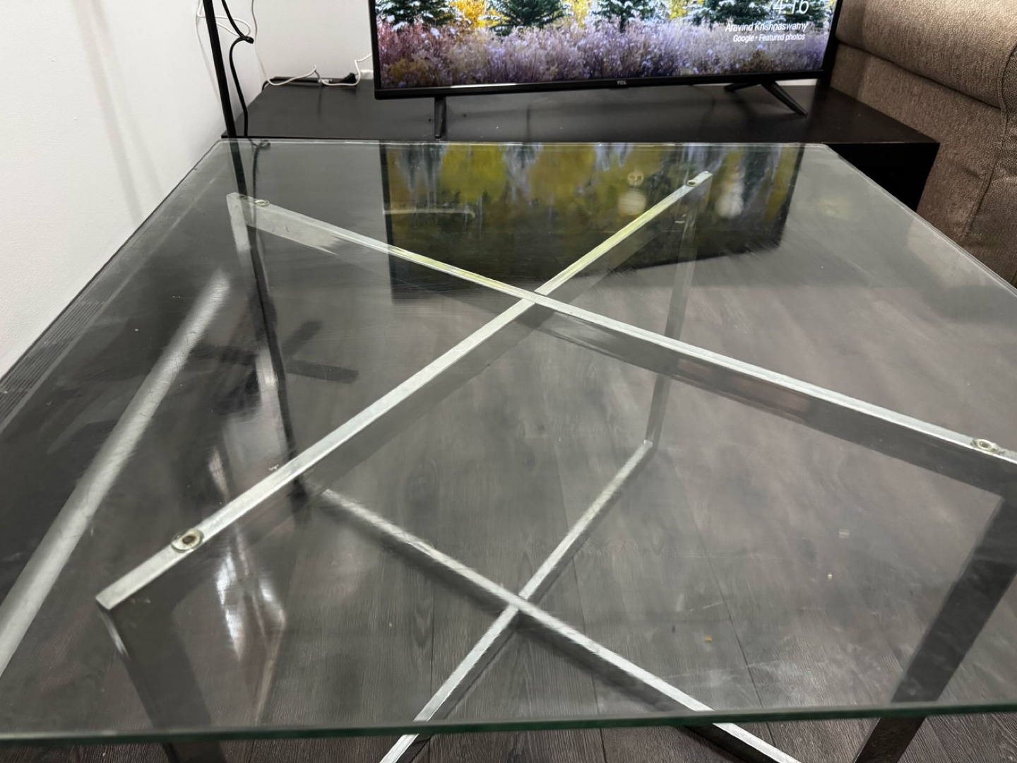 Glass Top Coffee Table