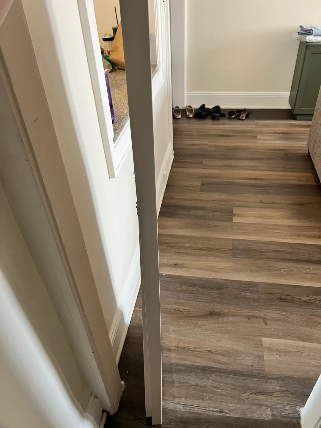 White Frame Full Length Mirror image indicator(4)