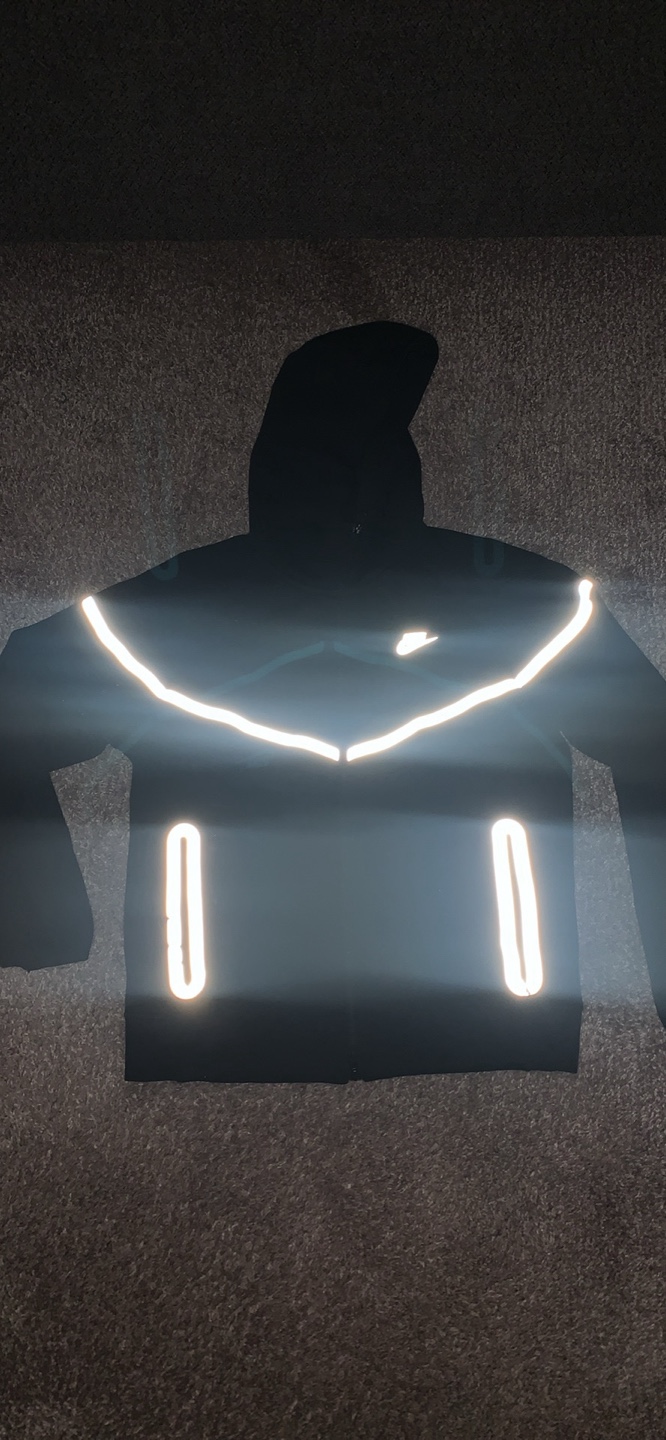 Reflective nike tech