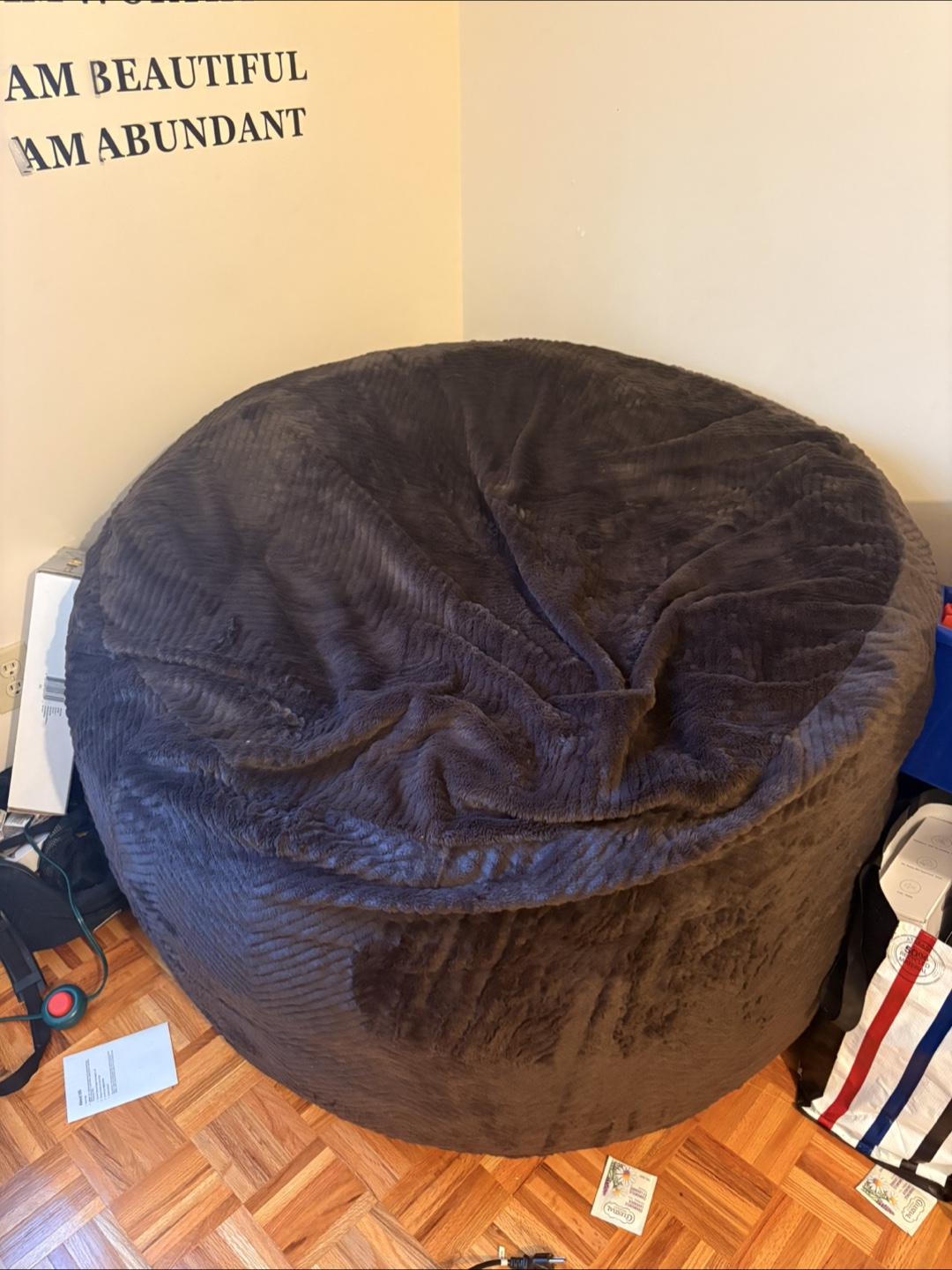 Brown Chil Lax Bean Bag Chair