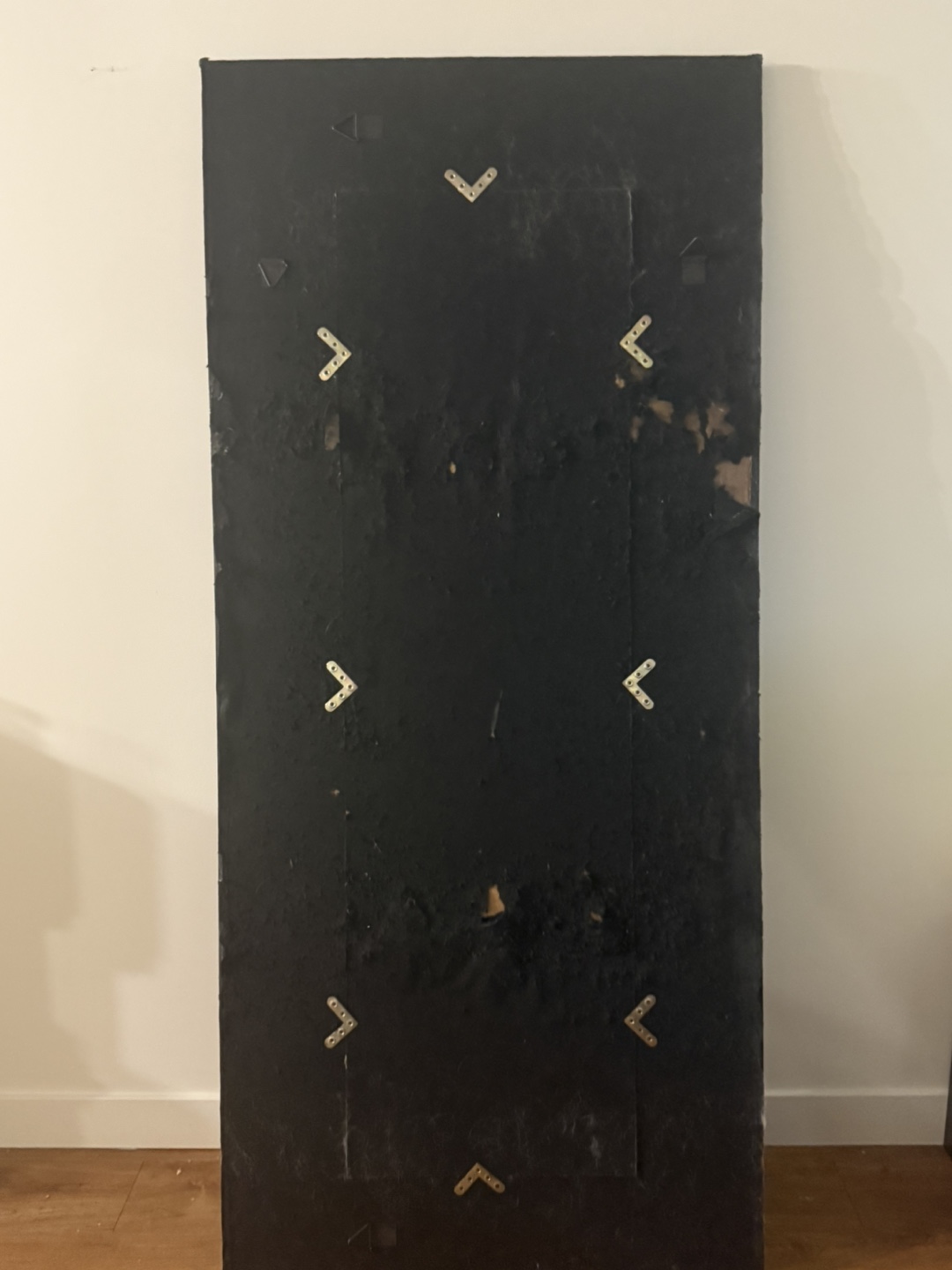 Black Framed Full Length Mirror - photo 2