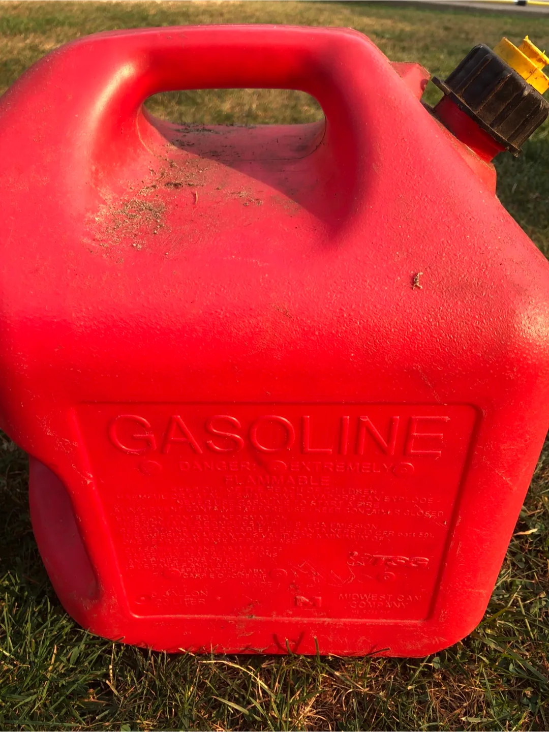 Red Gasoline Can - 5 Gallon thumbnail