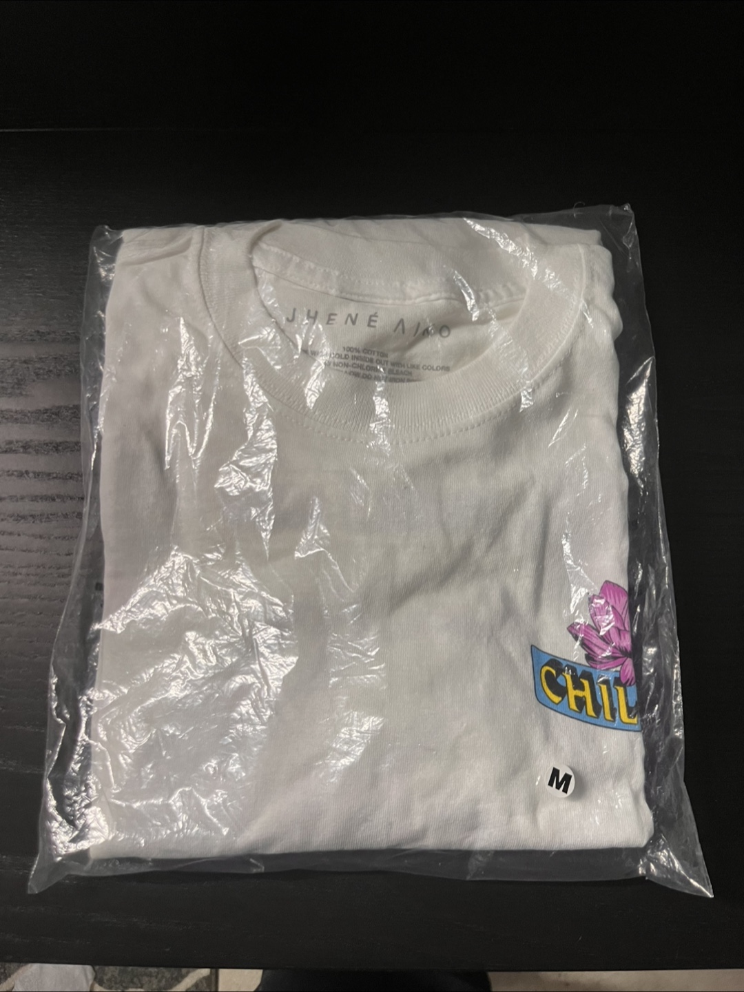 Jhené Aiko Chilombo Lotus L/S T-Shirt - Size M - photo 3