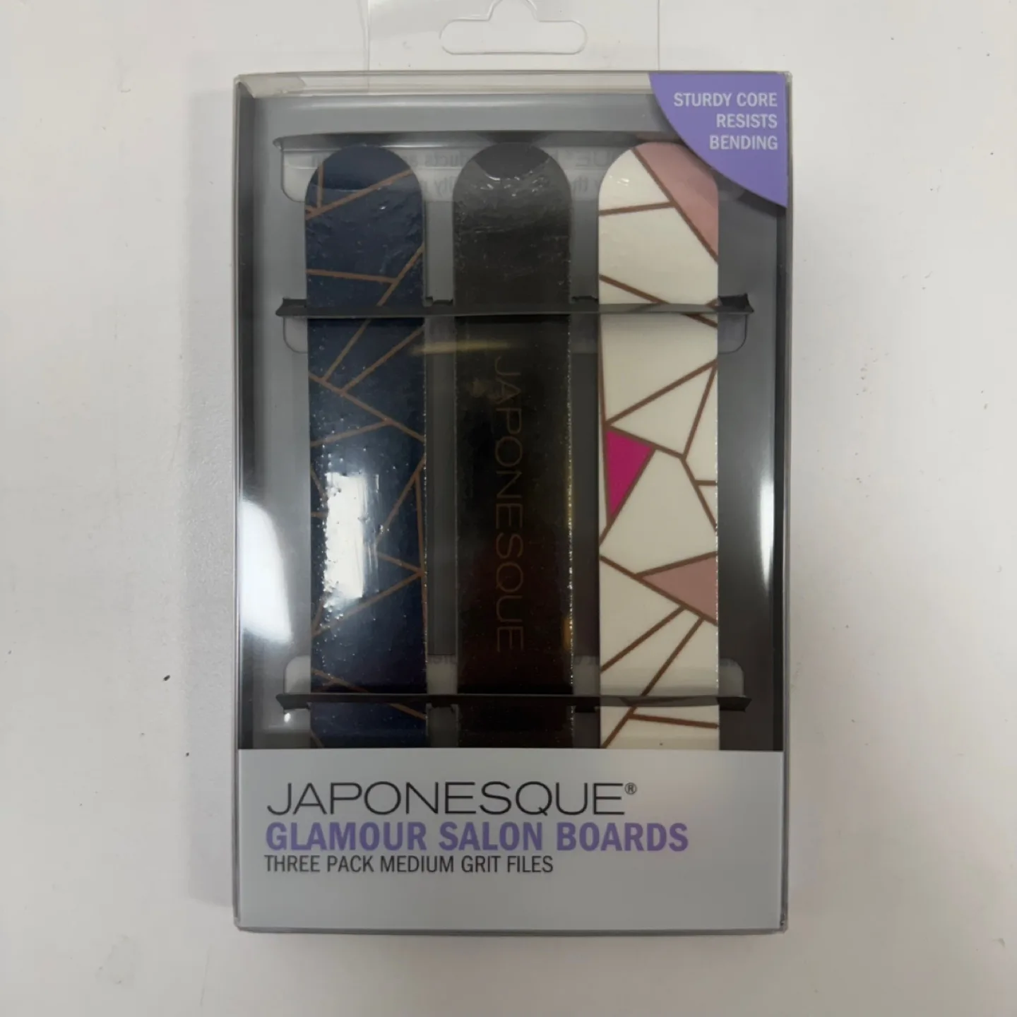 NEW Japonesque Glamour Salon Boards – 3-Pack Nail Files thumbnail