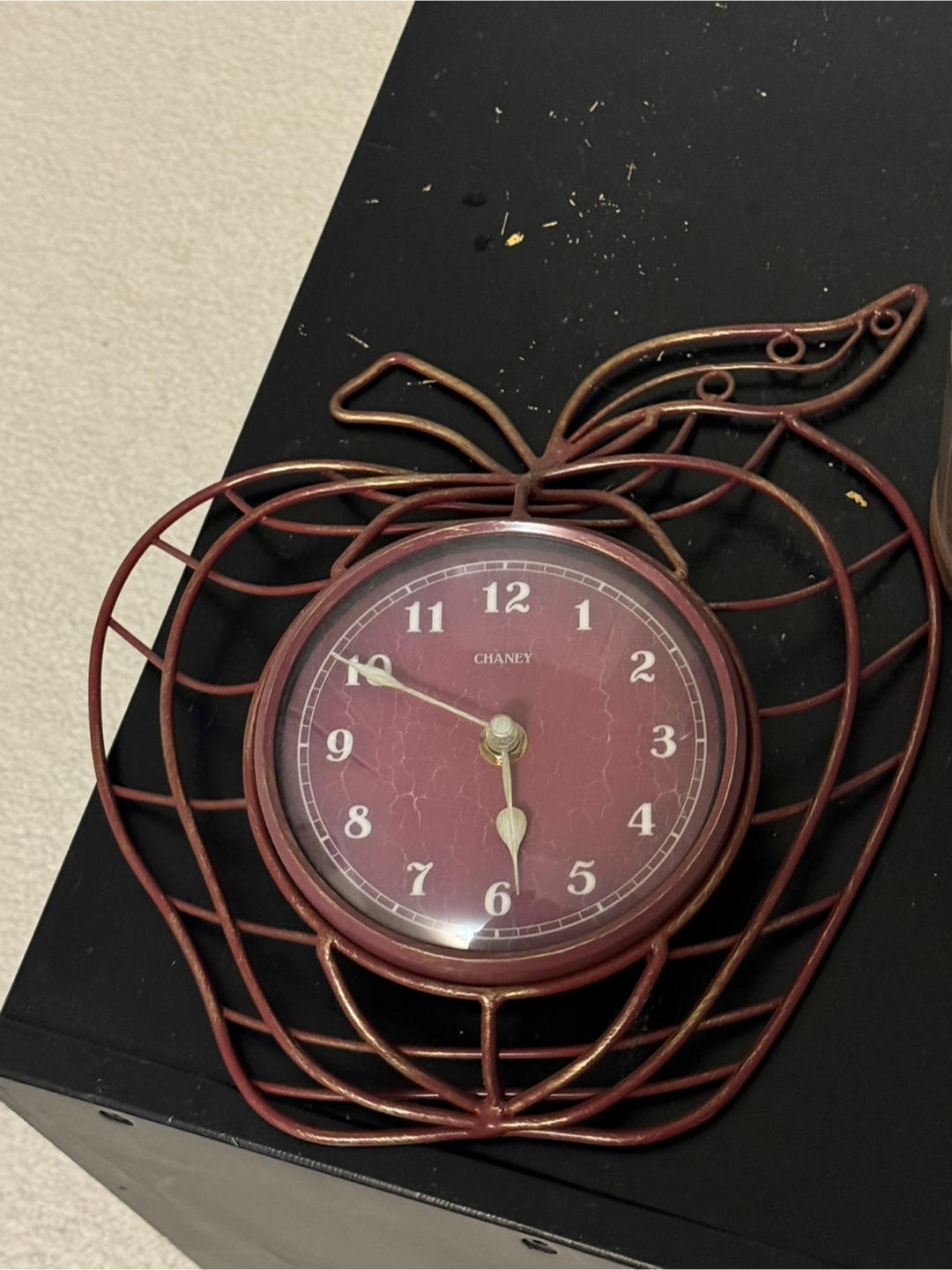 Apple Shaped Wall Clock