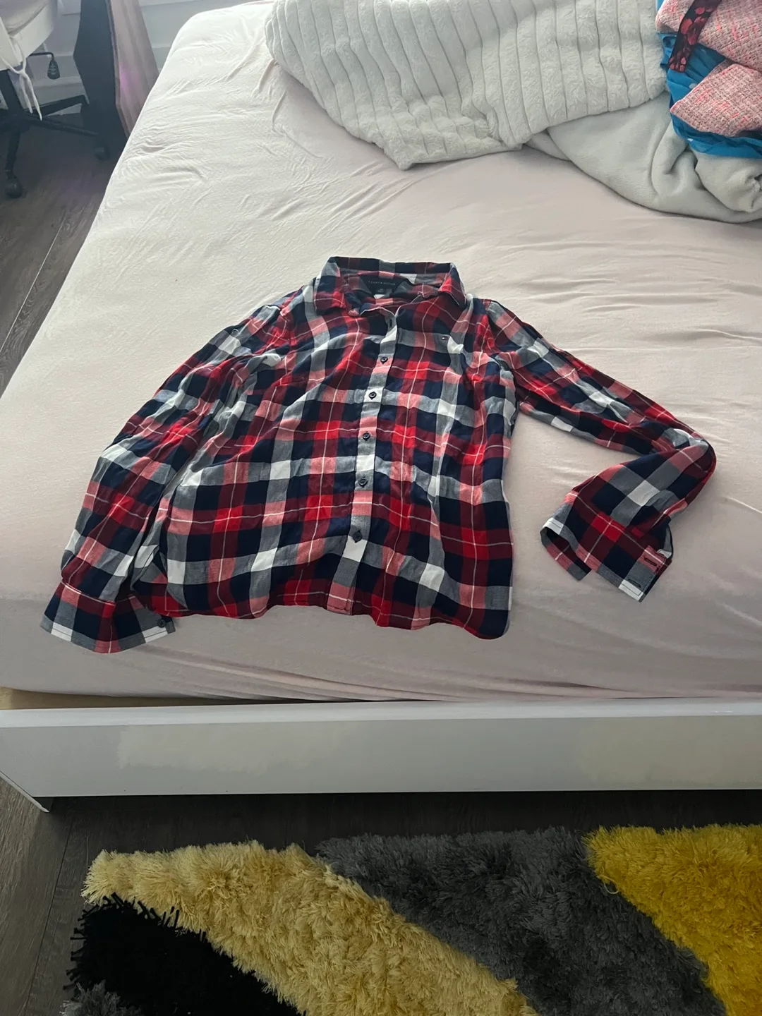 Tommy Hilfiger Plaid Flannel Shirt - Small thumbnail