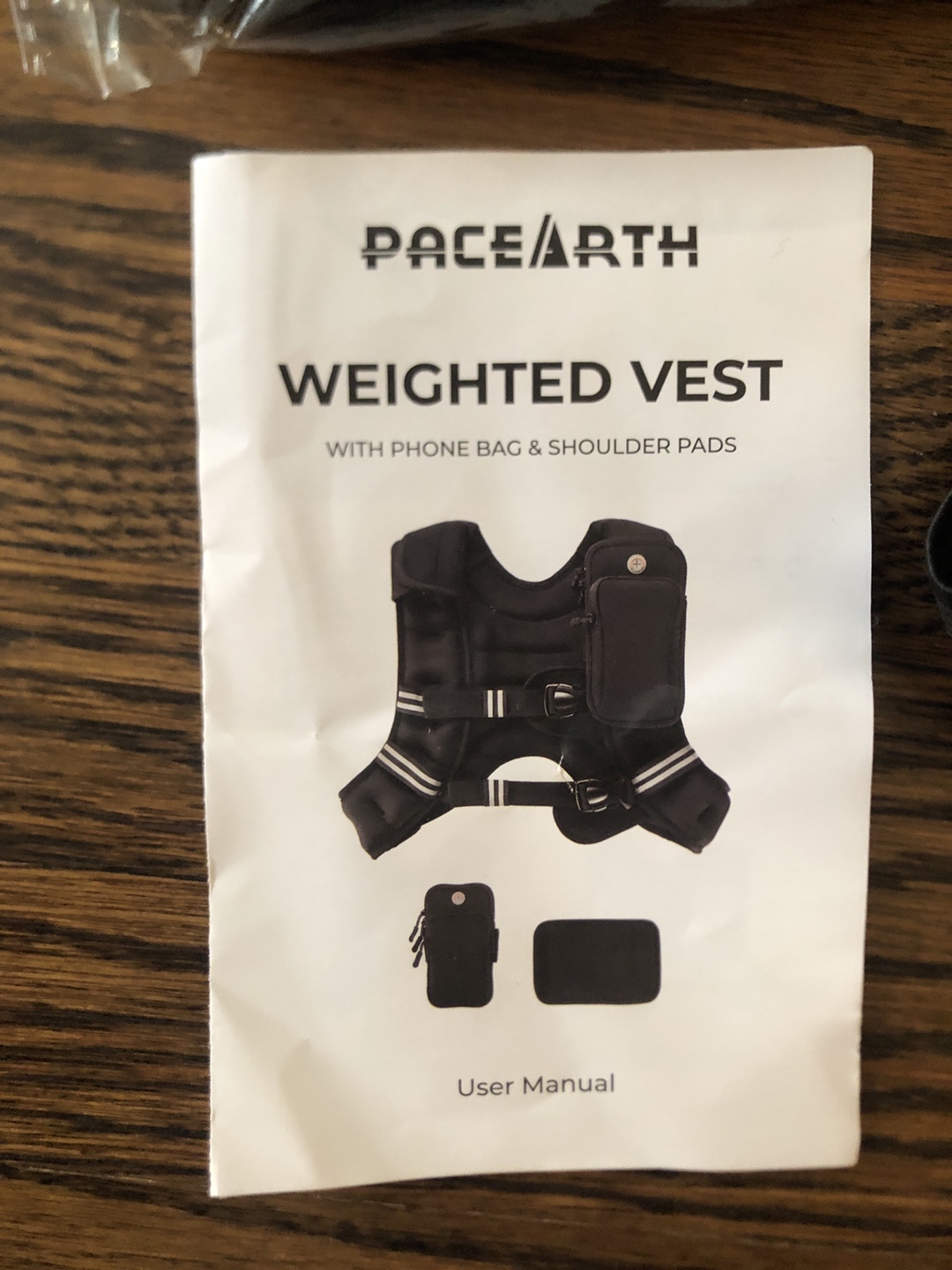 Pacearth Weighted 8 lb Vest with Phone Bag & Shoulder Pads - photo 2