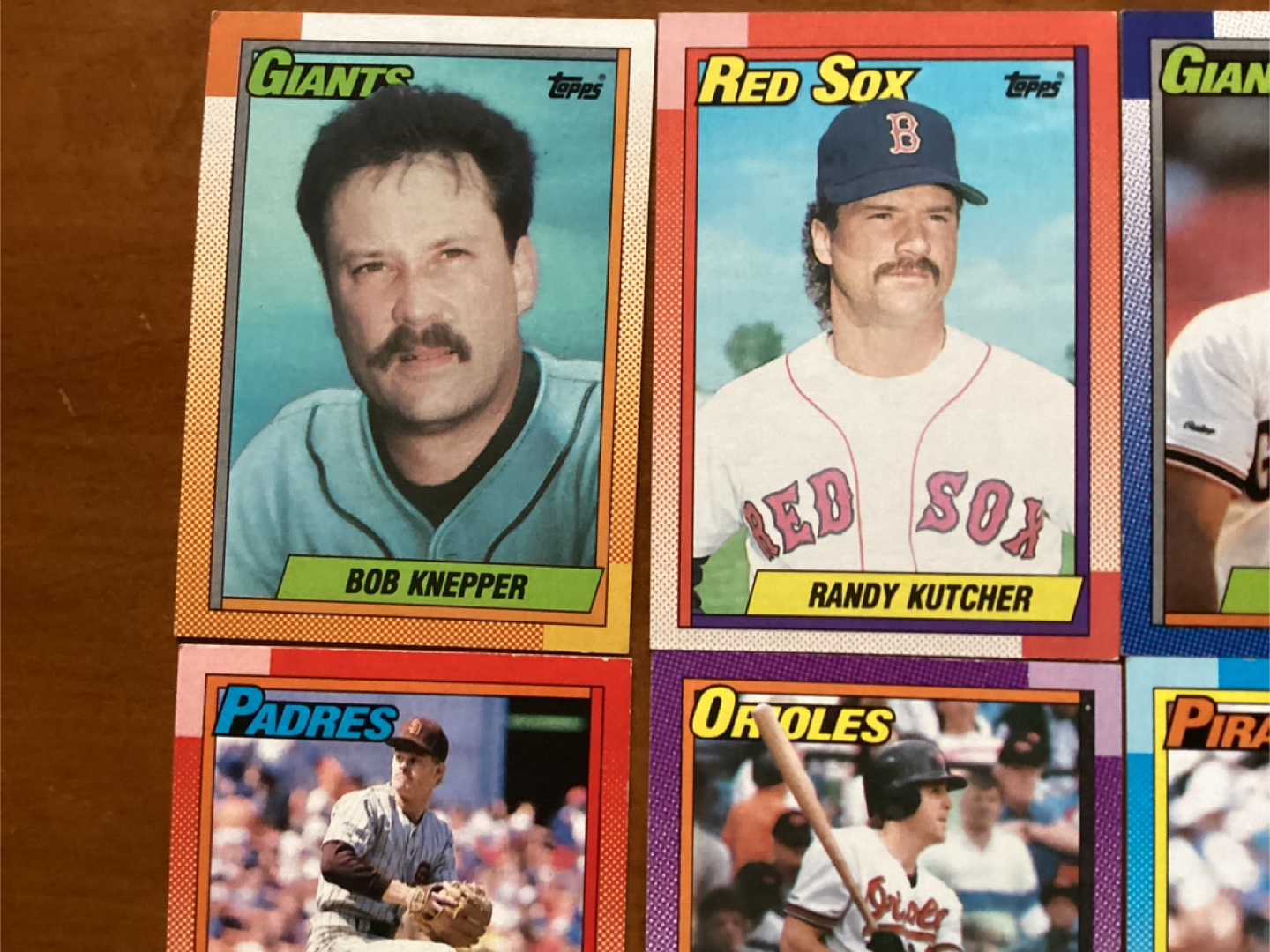 11. 1990 TOPPS MLB Trading Cards ! - photo 2