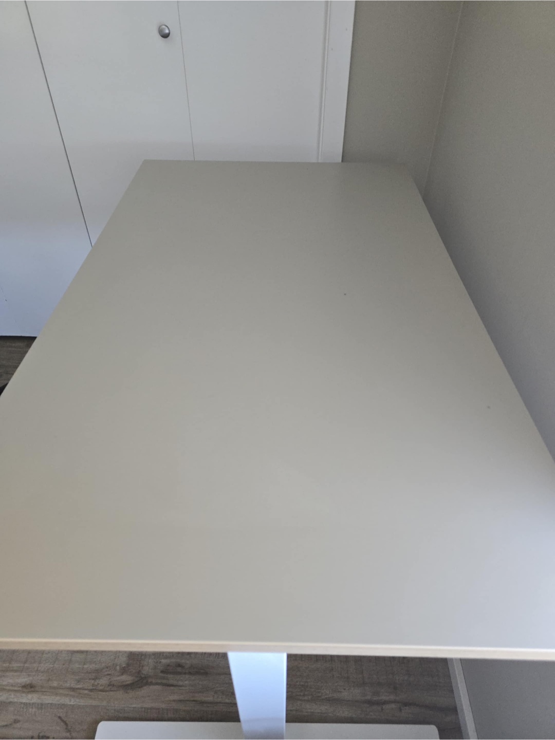 IKEA Desk and White Swivel Chair - photo 2