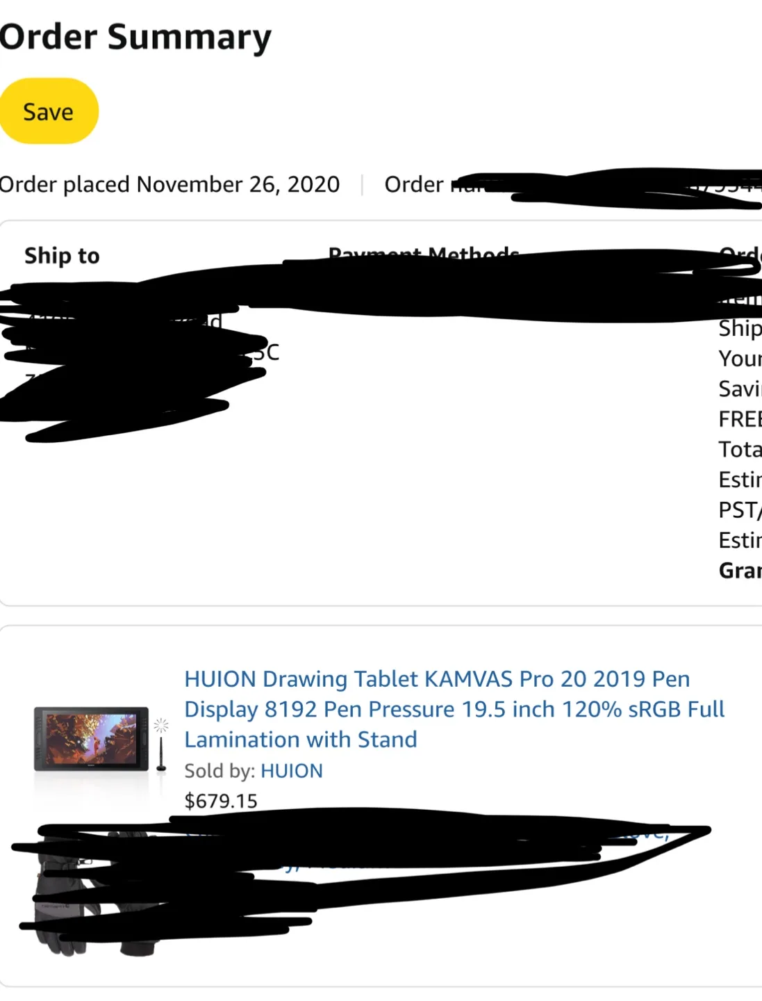 Huion Kamvas Pro 20 Pen Display Tablet image indicator(3)