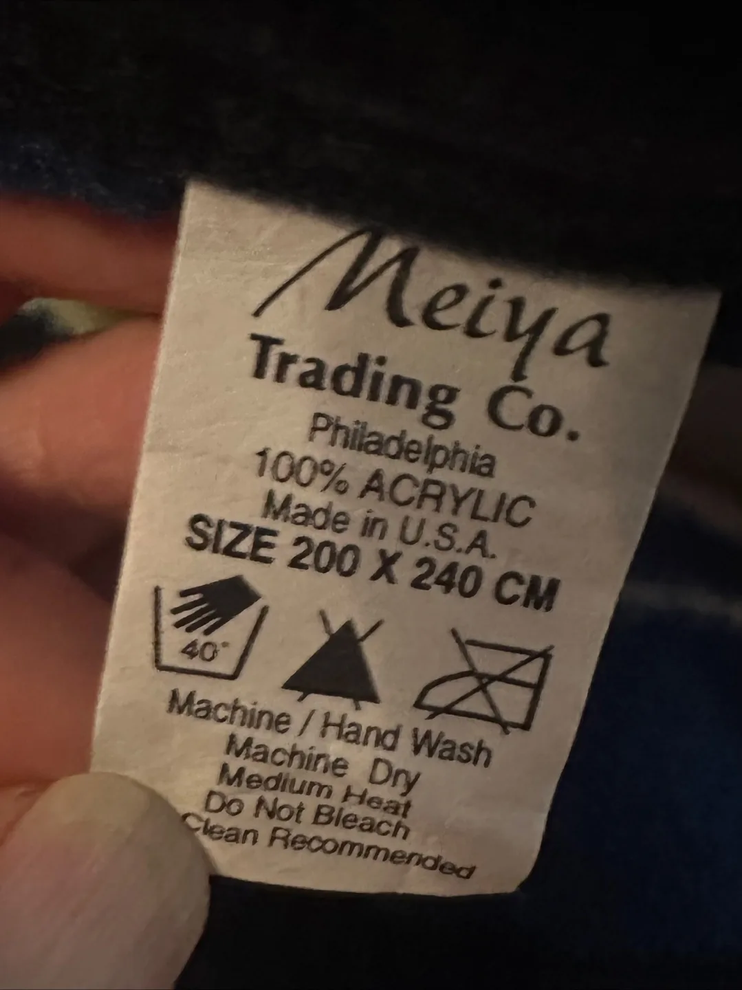 Meiya Trading Co. Acrylic Blanket (200x240cm) thumbnail