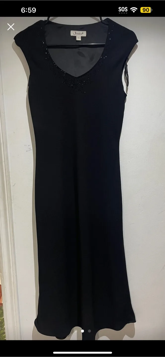 Jessica Howard Black Dress - Size 8 image indicator(2)