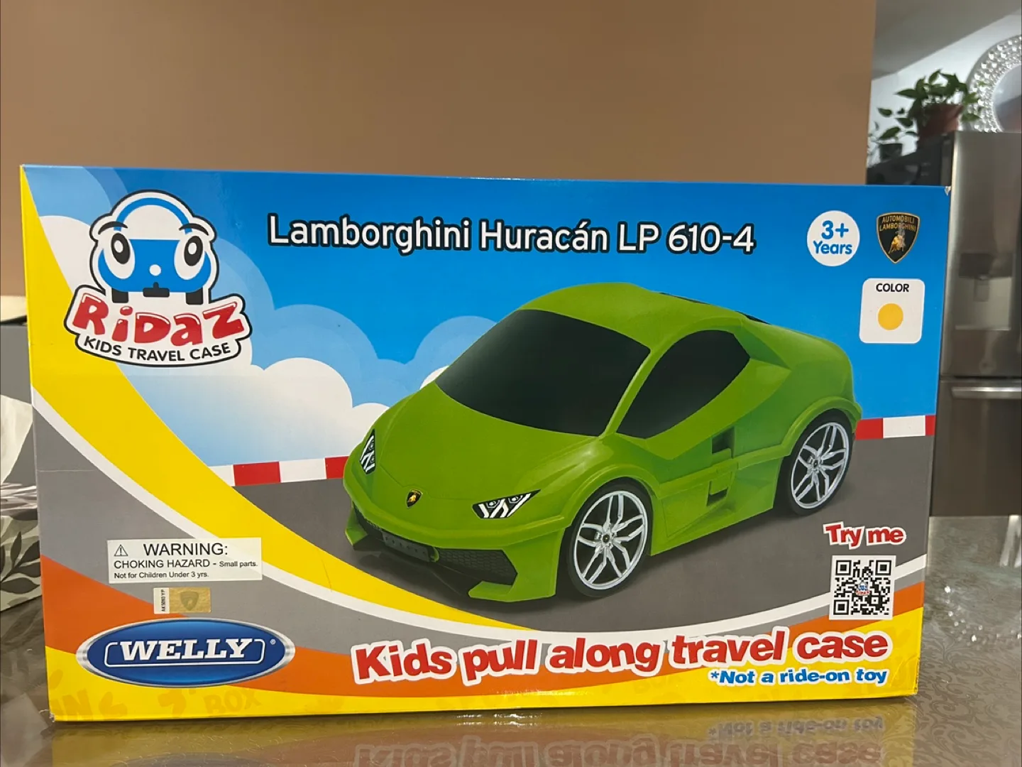 Ridaz Lamborghini Huracan LP 610-4 Kids Travel Case thumbnail