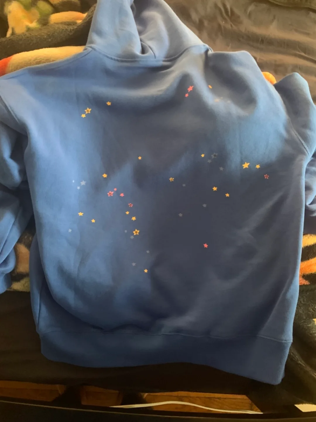 Sp5der Blue Hoodie image indicator(3)