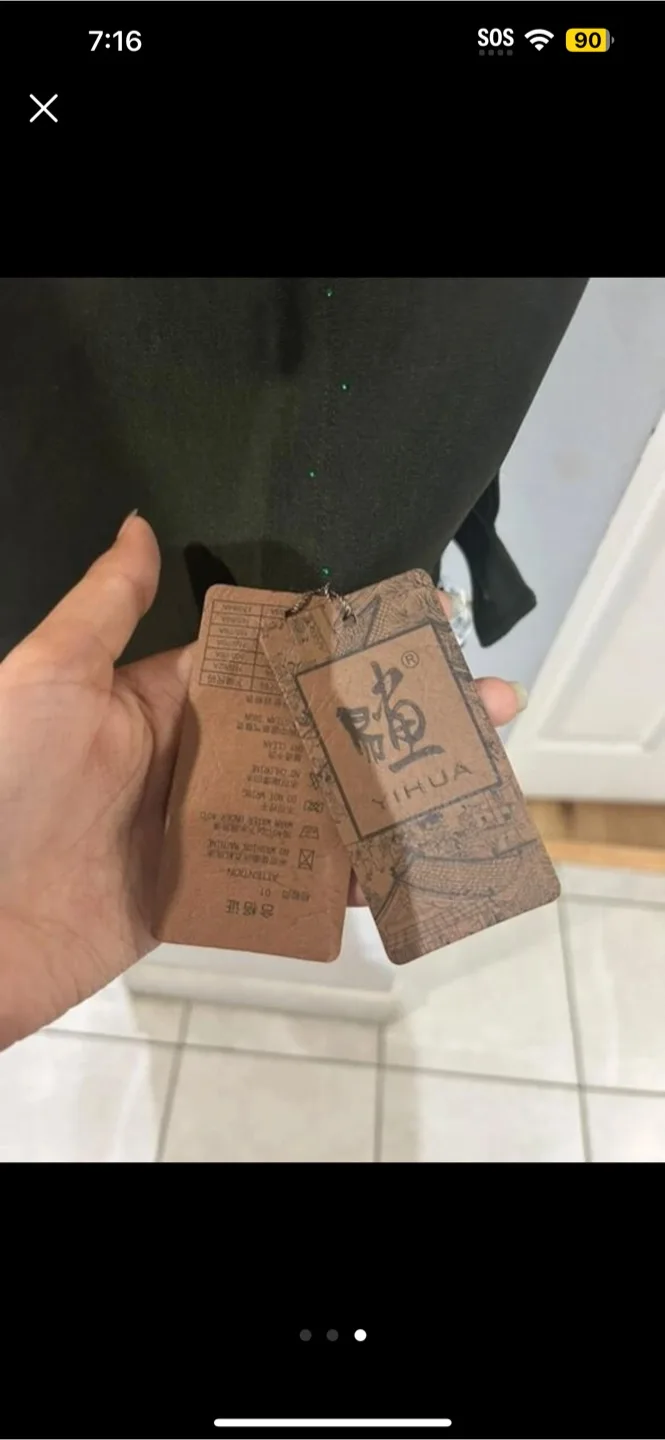 Yihua Olive Green Pants image indicator(3)