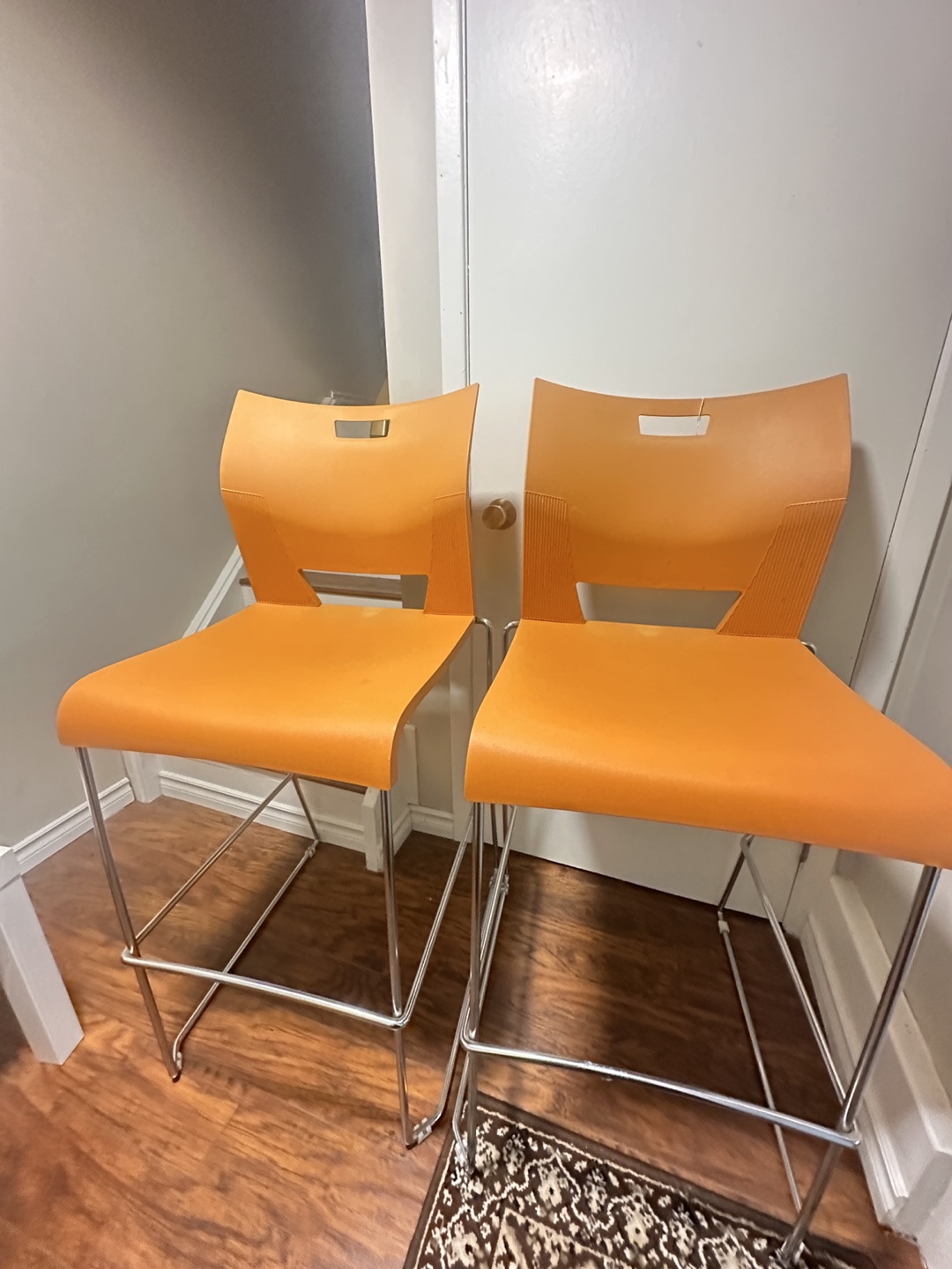 Orange Bar Stool Chair - photo 3