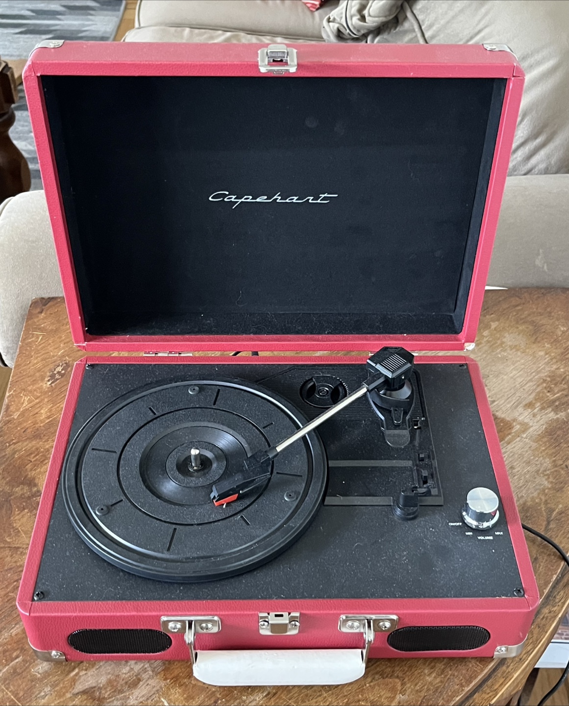 Crosley Capehart Turntable - Red
