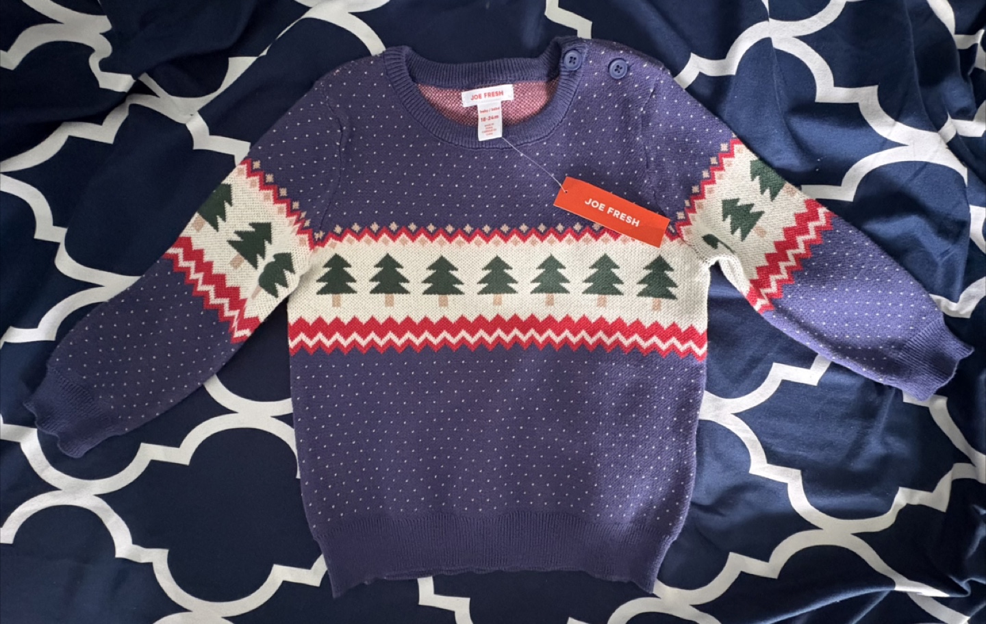 New Joe Fresh Baby Sweater - 18-24 Months