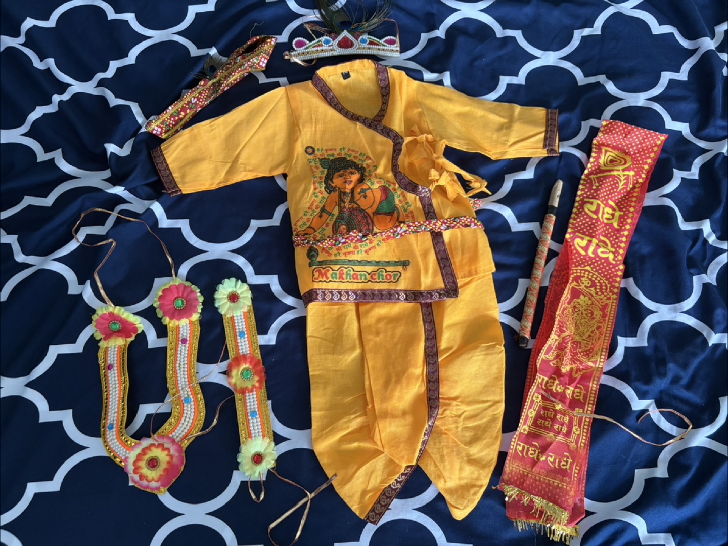 Krishna Costume Set for 1-2 years old