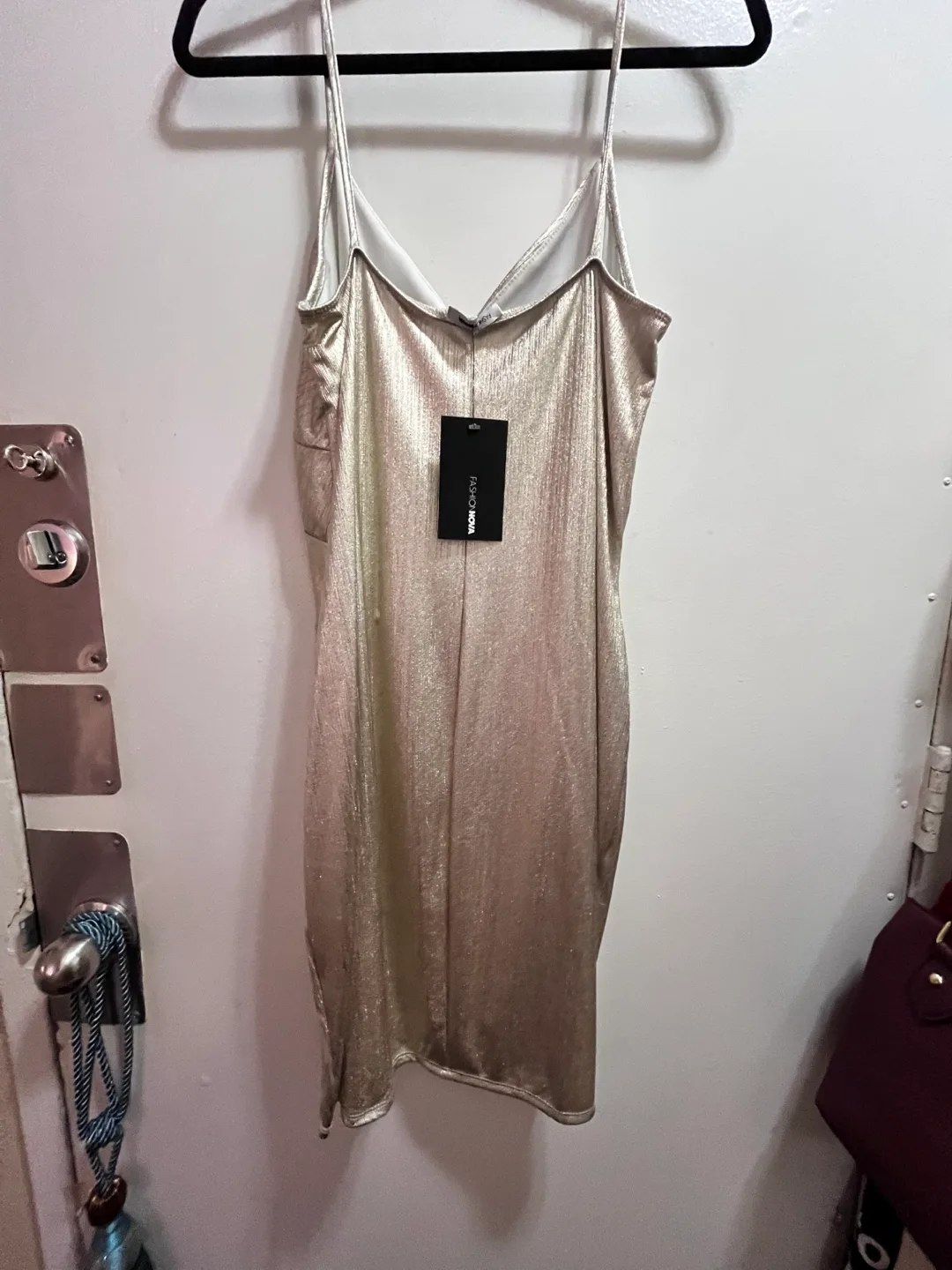 FashionNova XL Gold Dress image indicator(4)