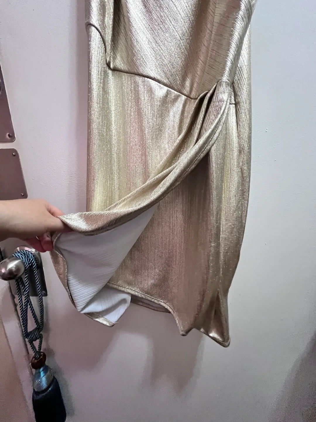 FashionNova XL Gold Dress image indicator(3)