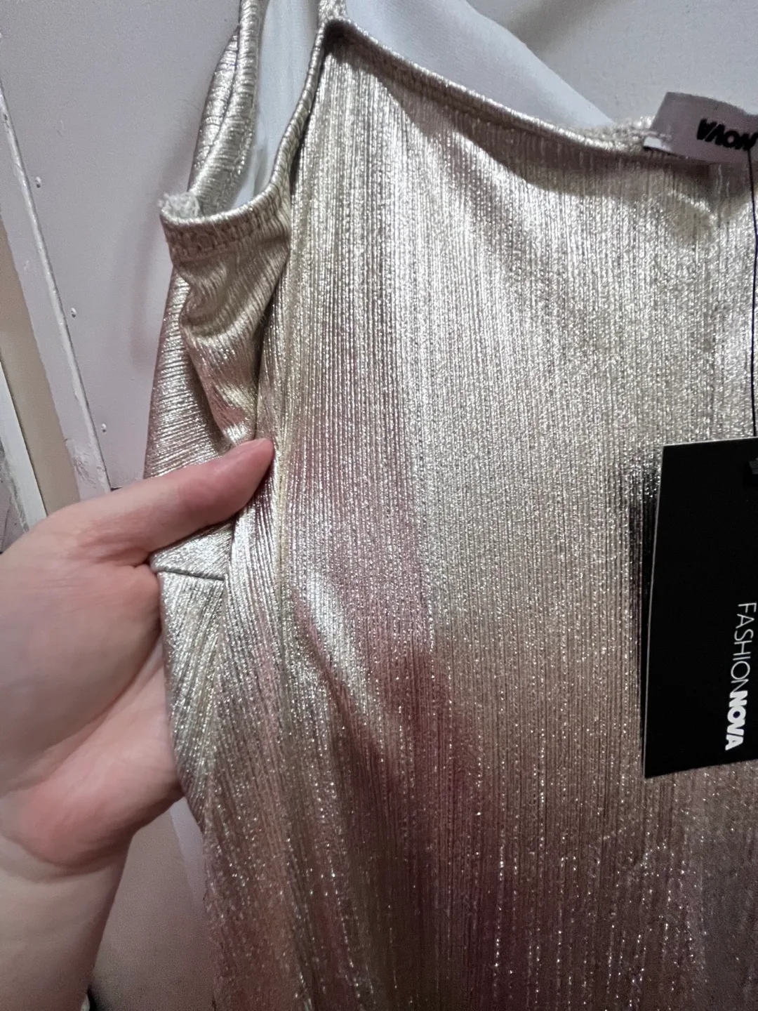 FashionNova XL Gold Dress image indicator(5)