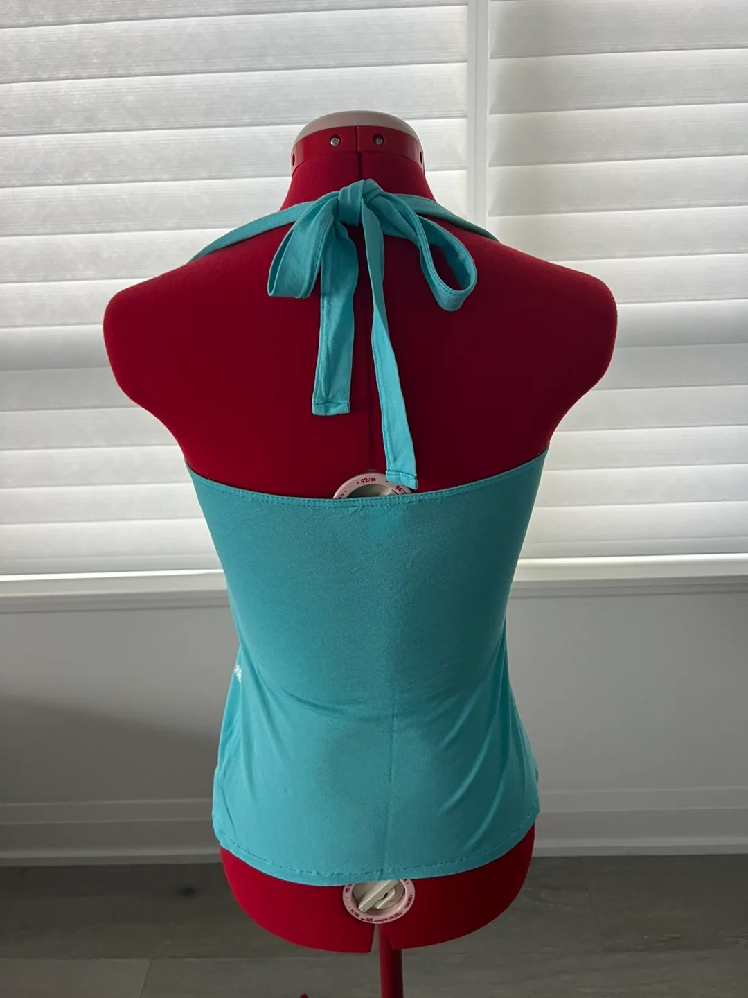 Aqua Halter Top - Silver Accents image indicator(2)