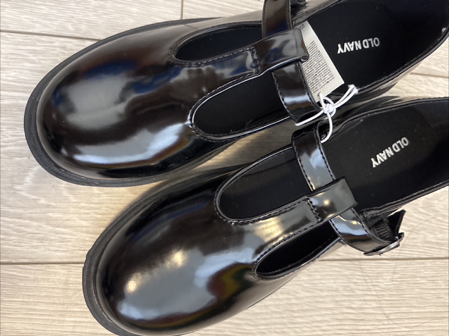 New Old Navy Black Patent Mary Janes - Size 5 - photo 3