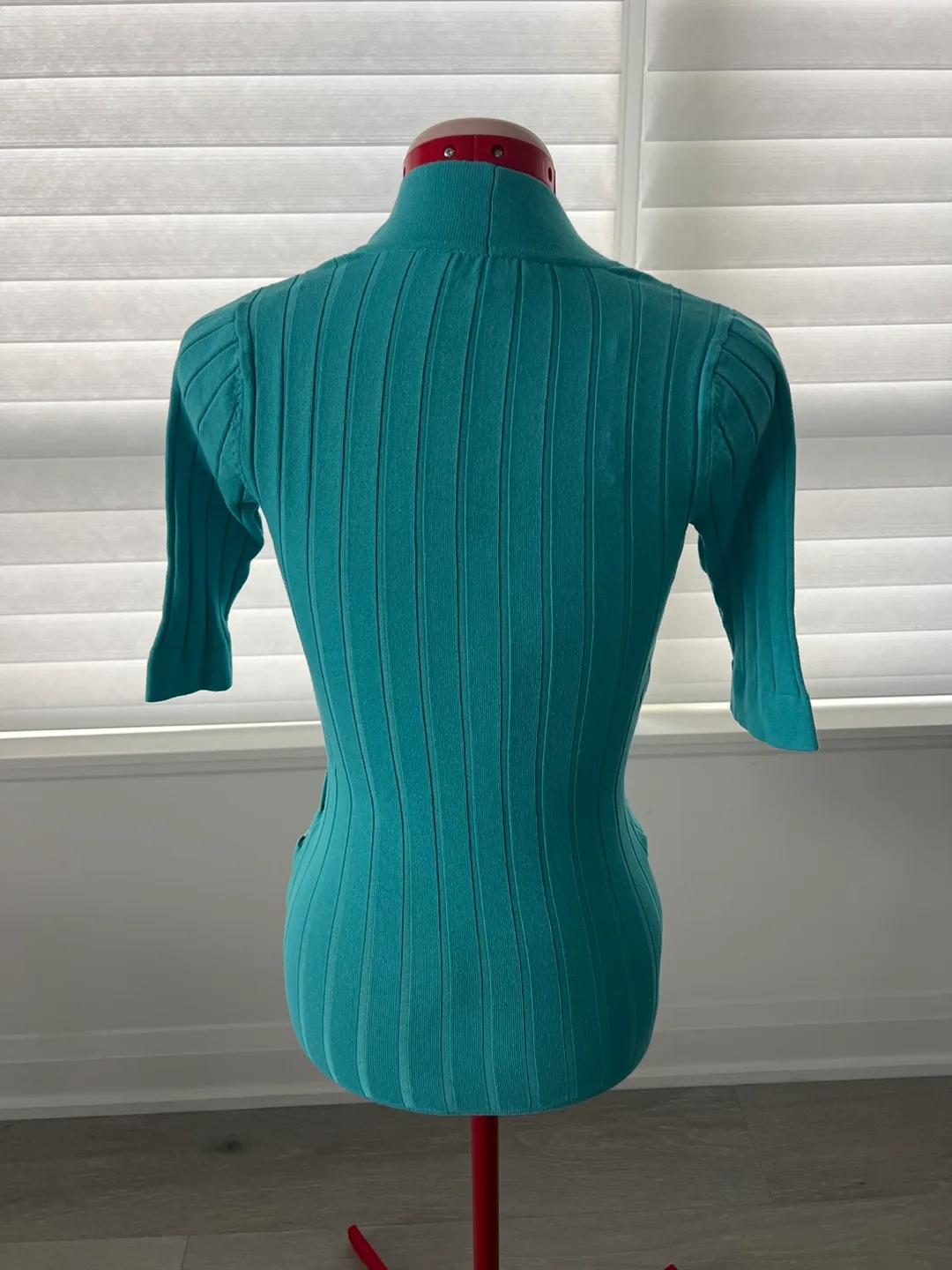 Le Chateau Turquoise Wrap Top - XXS image indicator(3)