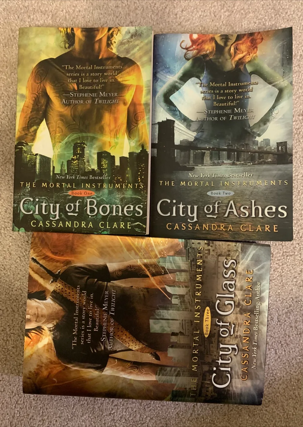 The Mortal Instruments Series by Cassandra Clare
