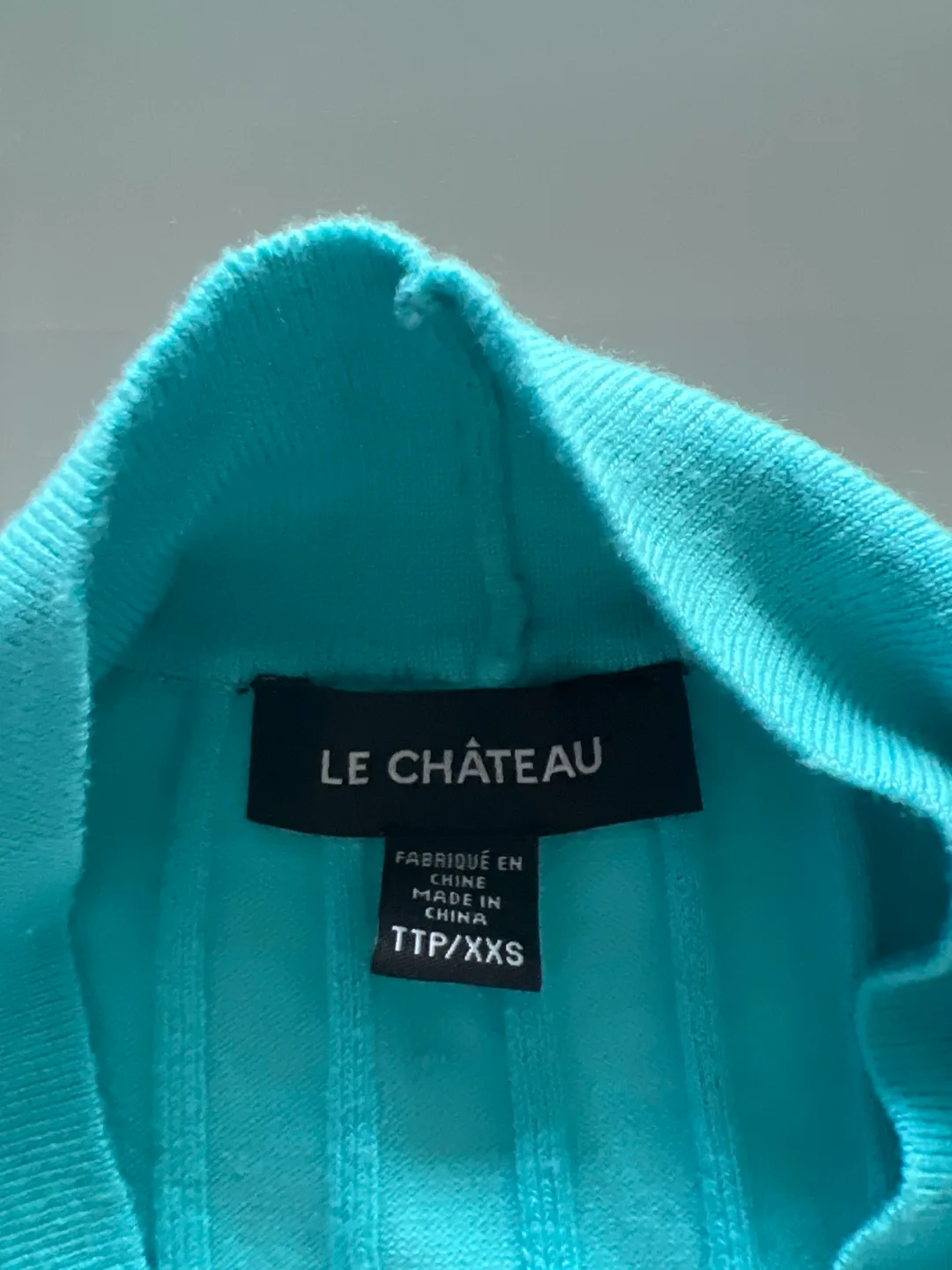 Le Chateau Turquoise Wrap Top - XXS image indicator(4)