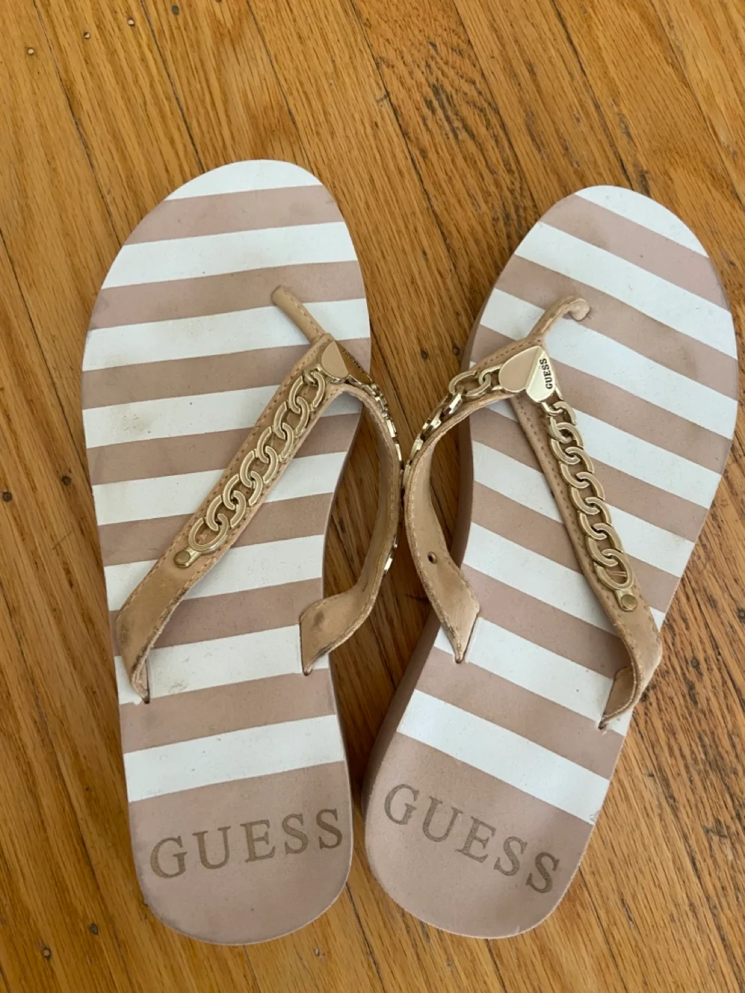Pink Guess Platform sandals - Size 7 thumbnail